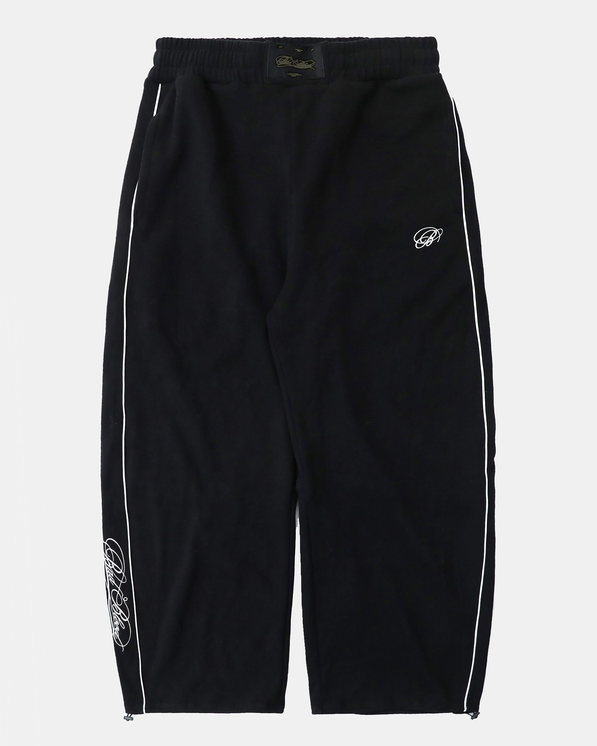 Badblood Dark Classic Knit Track Pants - Black
