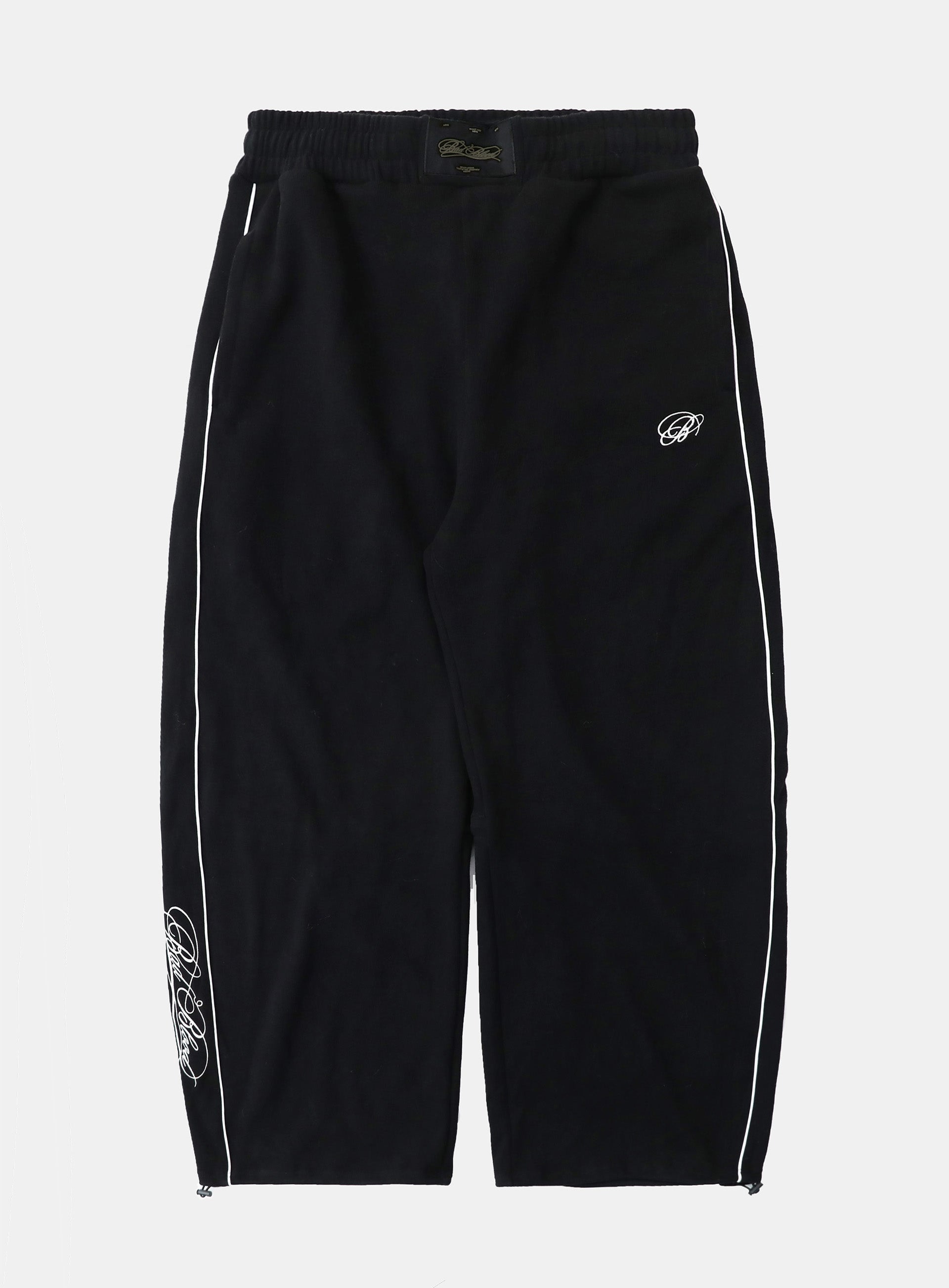 Badblood Dark Classic Knit Track Pants - Black