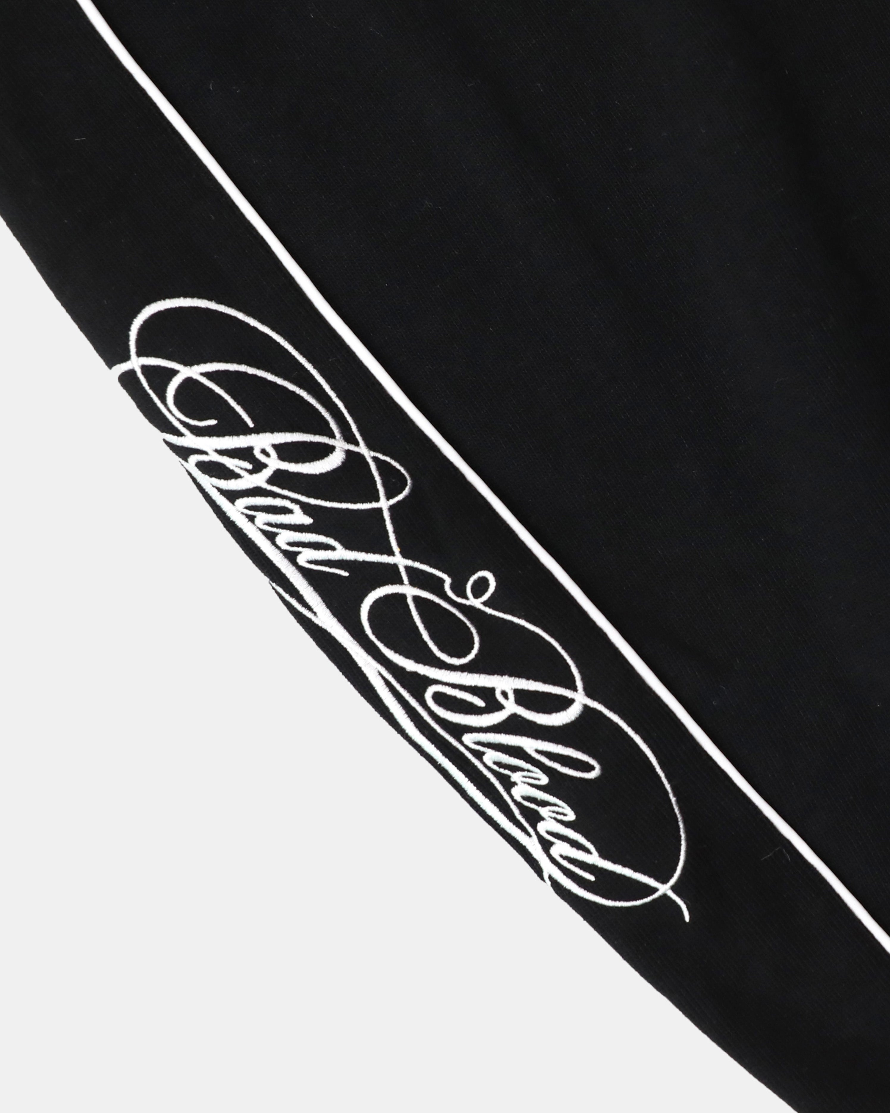 Badblood Dark Classic Knit Track Pants - Black