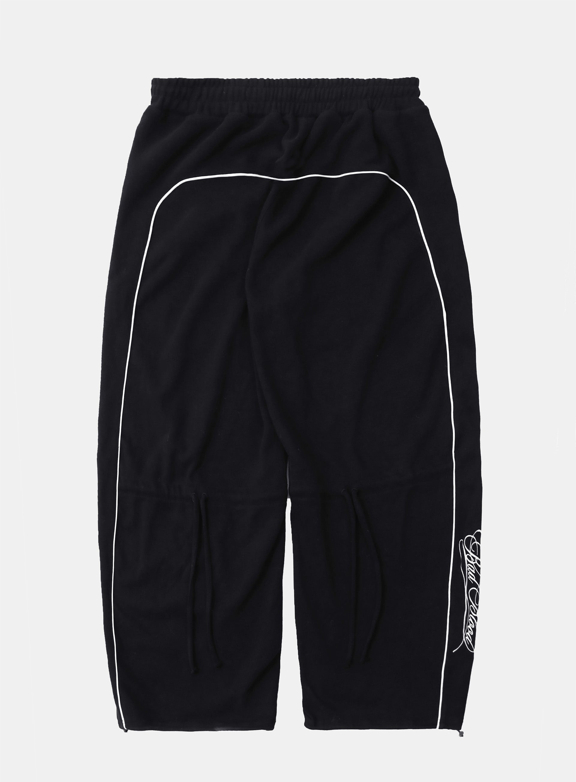 Badblood Dark Classic Knit Track Pants - Black