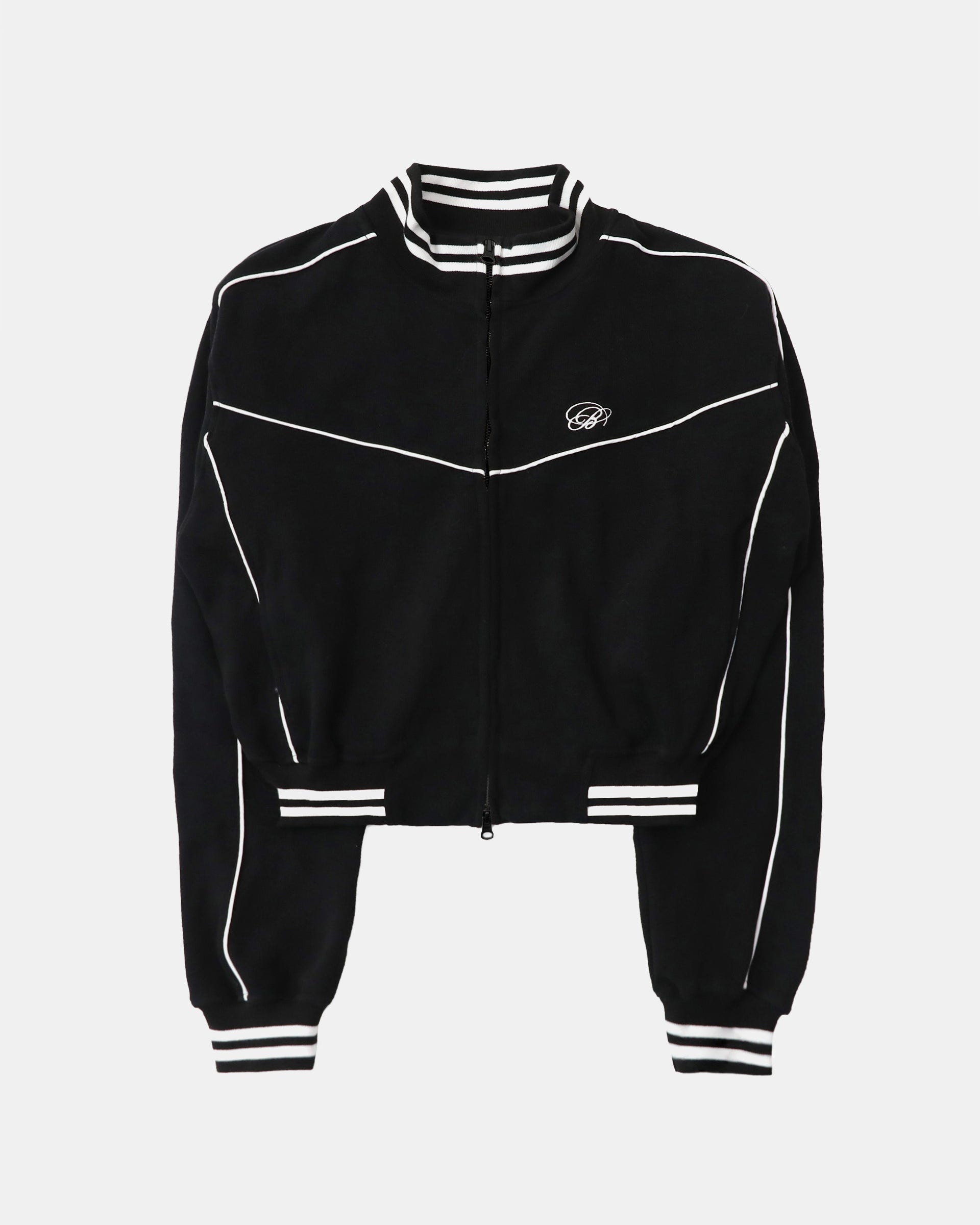Badblood Dark Classic Knit Track Jacket - Black