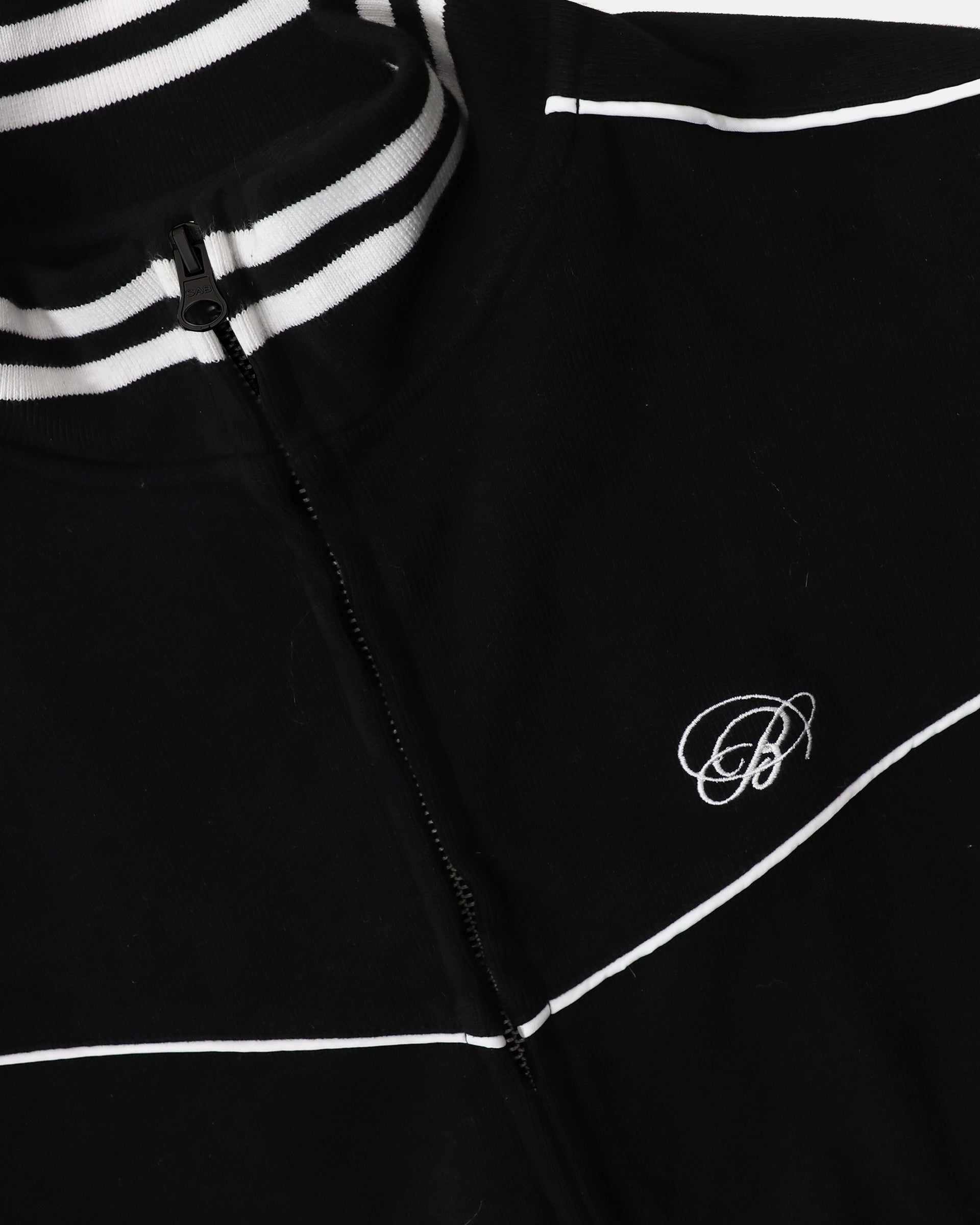 Badblood Dark Classic Knit Track Jacket - Black