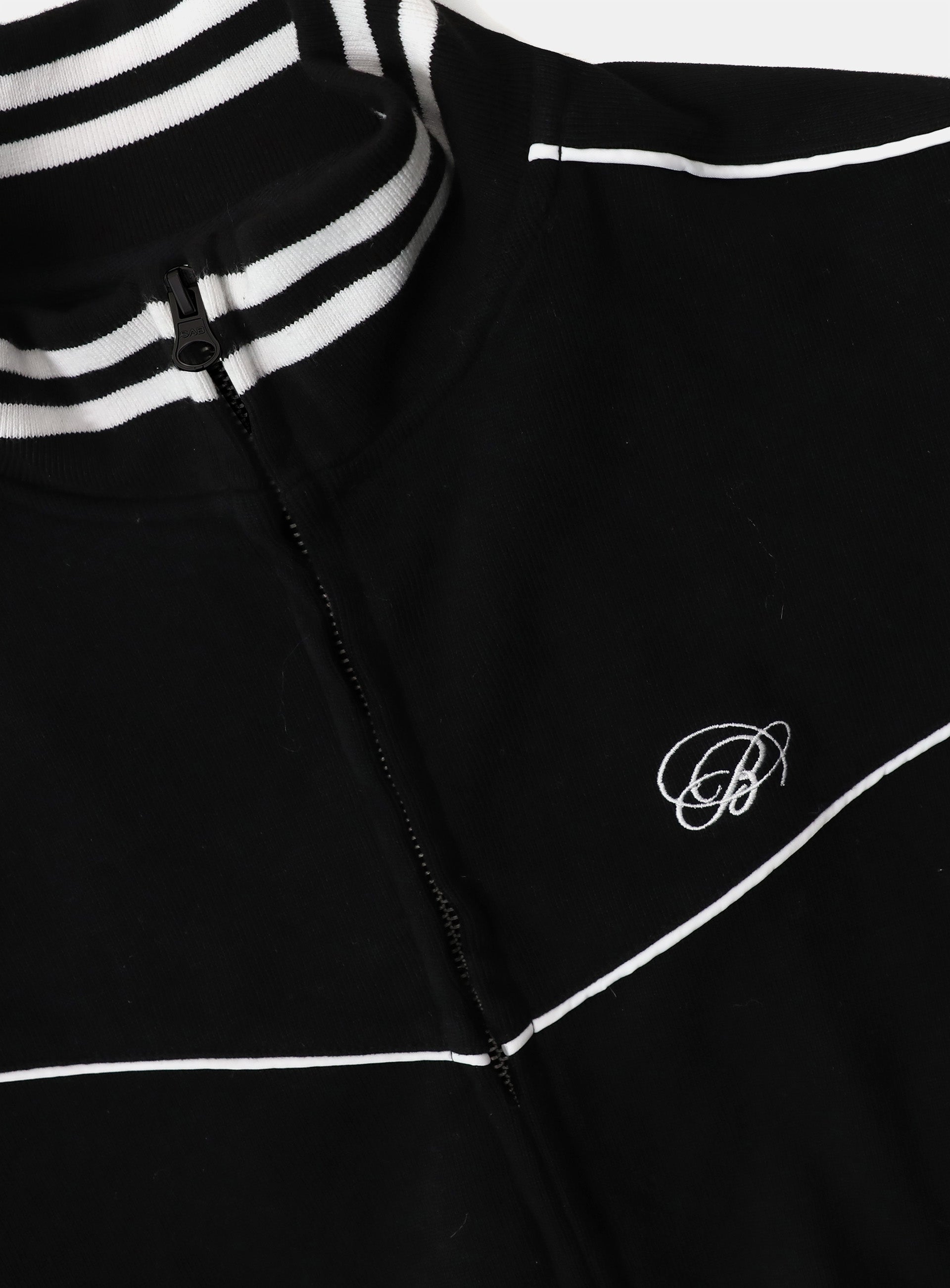 Badblood Dark Classic Knit Track Jacket - Black