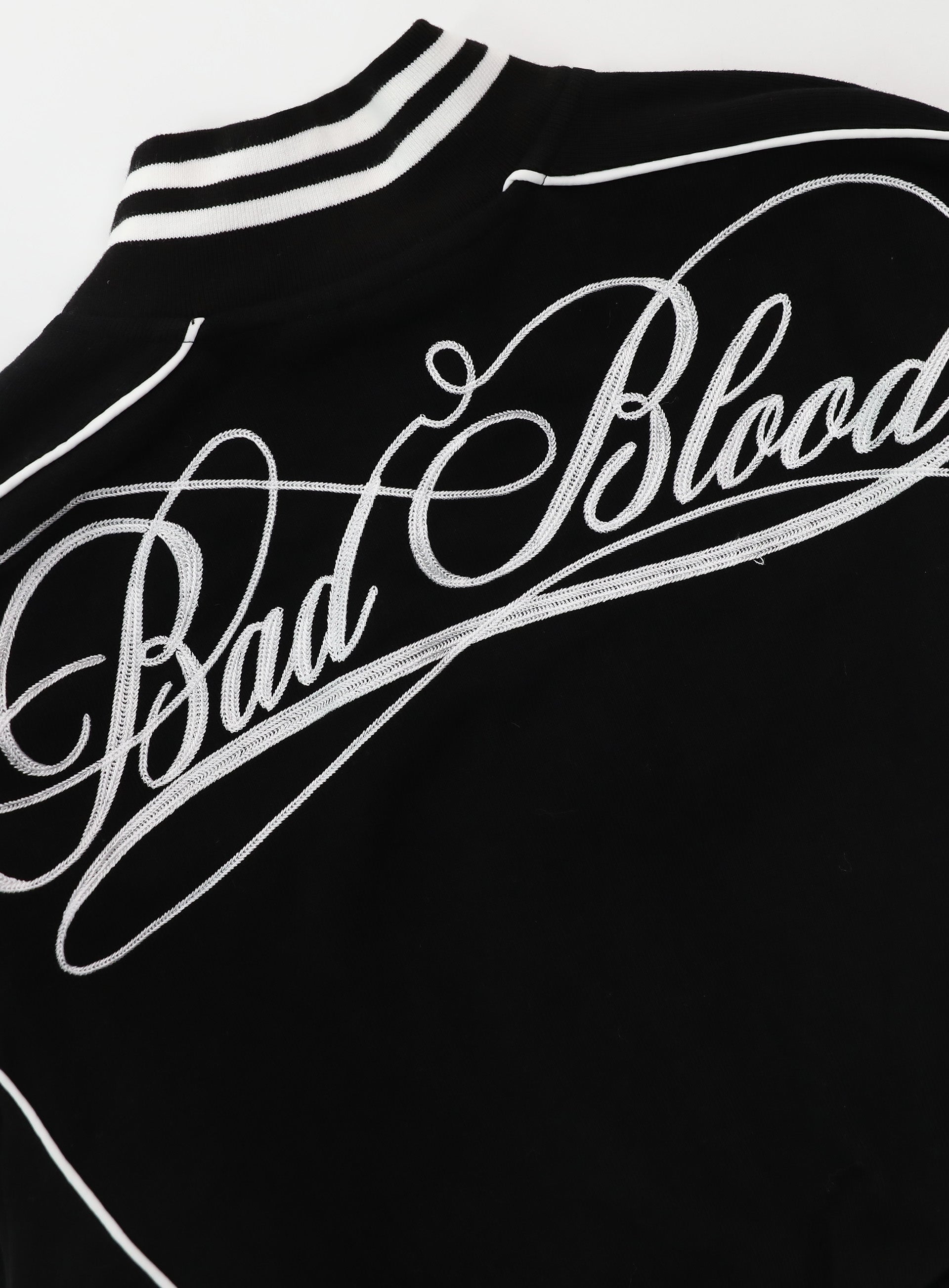 Badblood Dark Classic Knit Track Jacket - Black