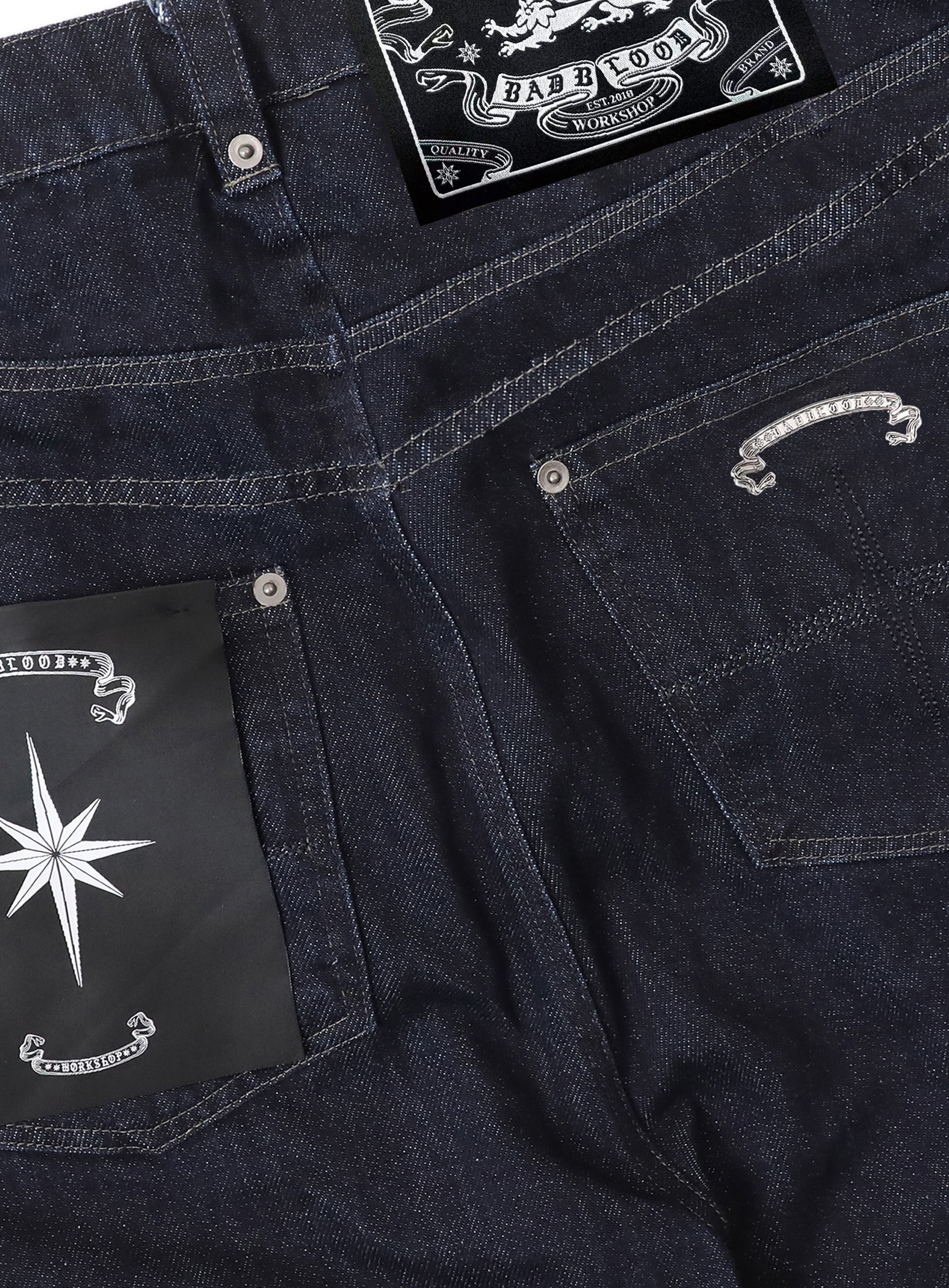 Badblood Viper 301 Semi-Curved Pants - Blue Denim