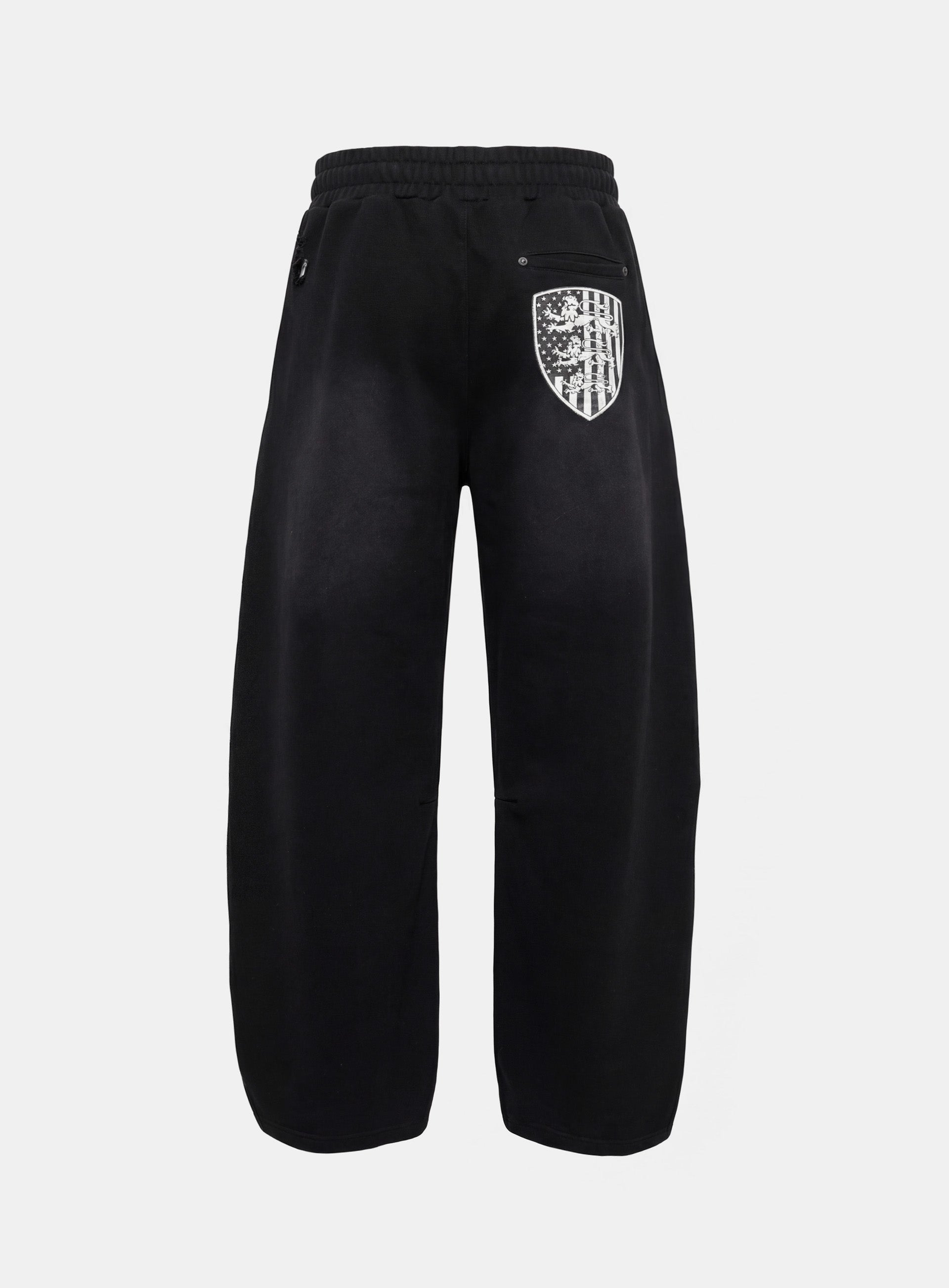 Badblood Shield Old Glory 2-Way Curved Jogger Trousers - Dusty Black