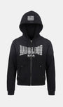 Badblood Shield Old Glory Hooded Zip-Up - Dusty Black