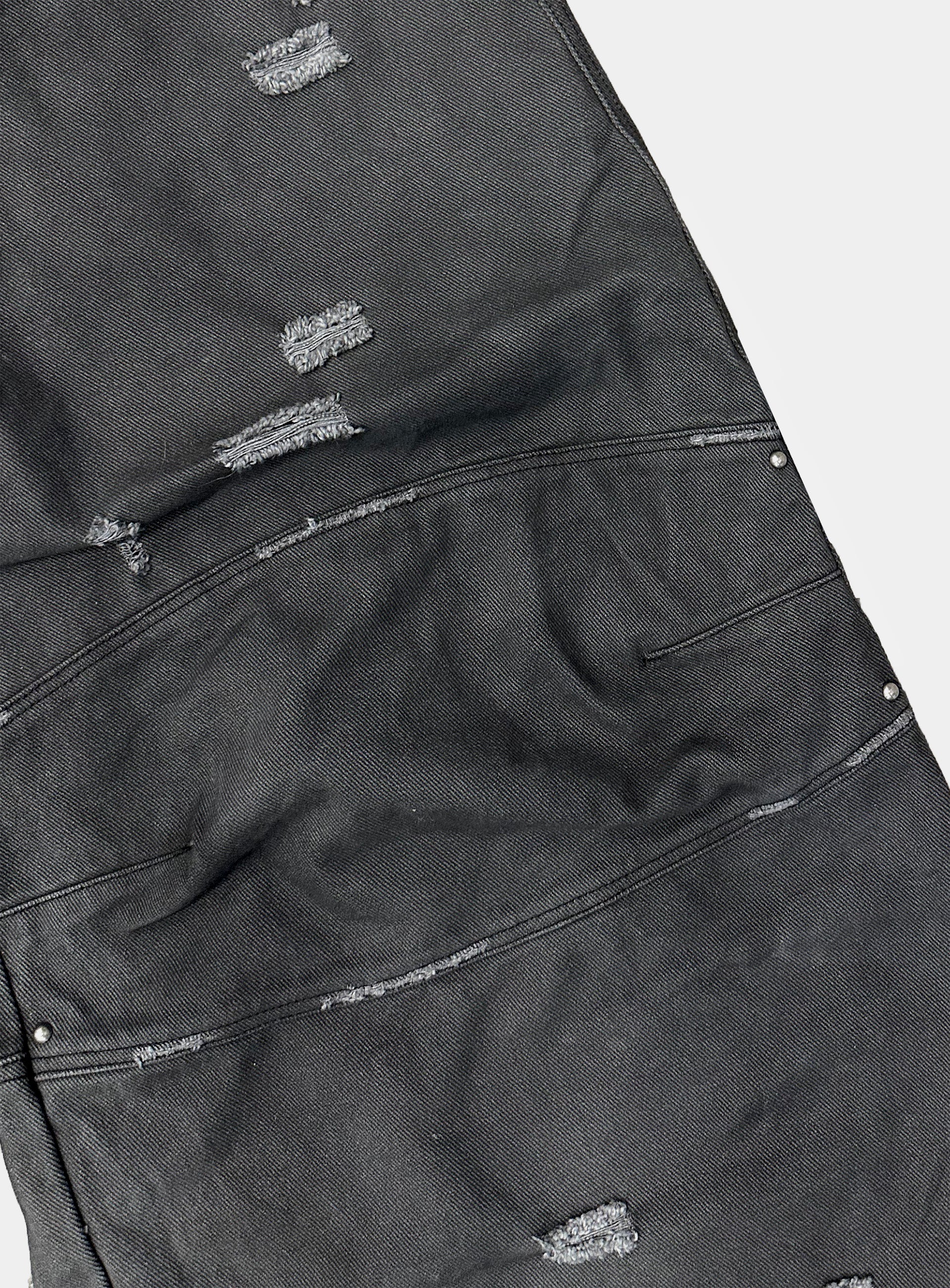 Badblood Star Studded Convex Pants - Dusty Black