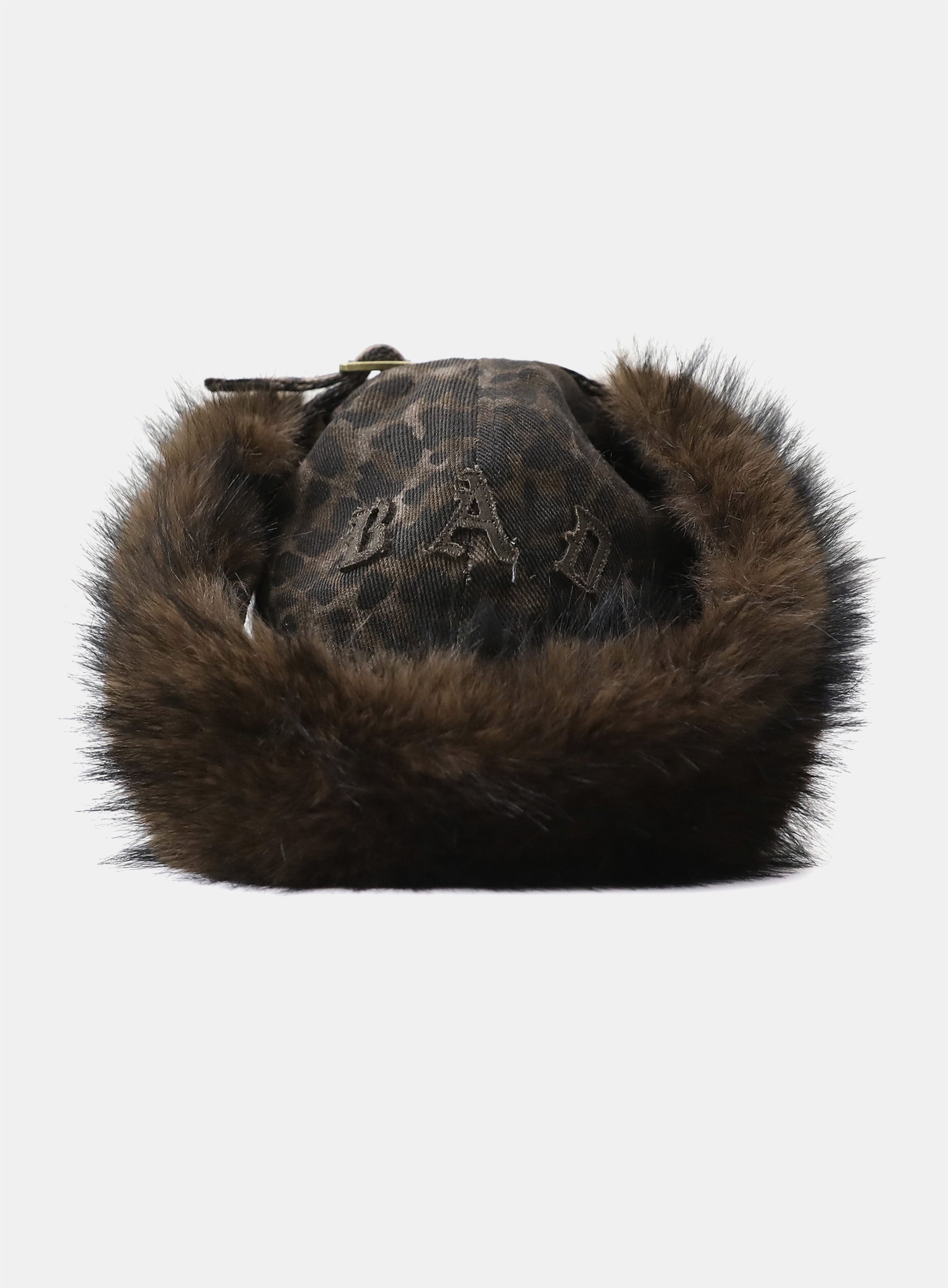 Badblood Mystic Trapper Hat - Brown Leopard