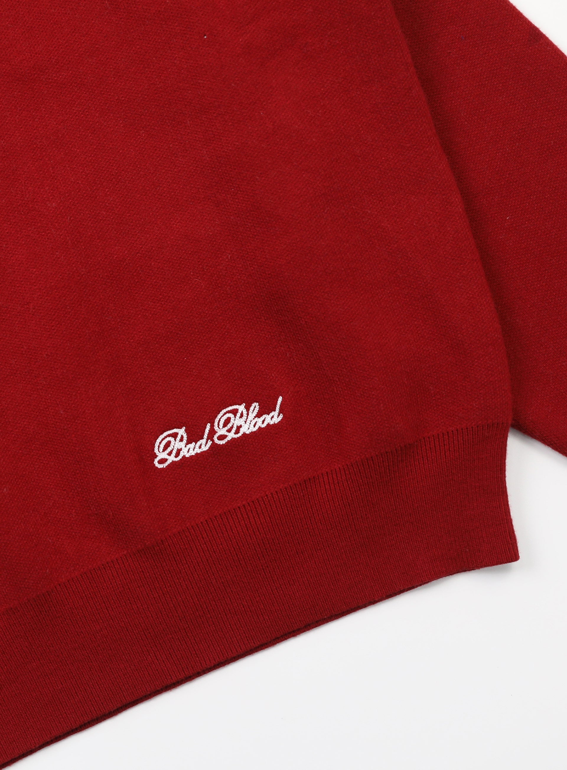 Badblood Classic Big Logo Crewneck Sweater - Red