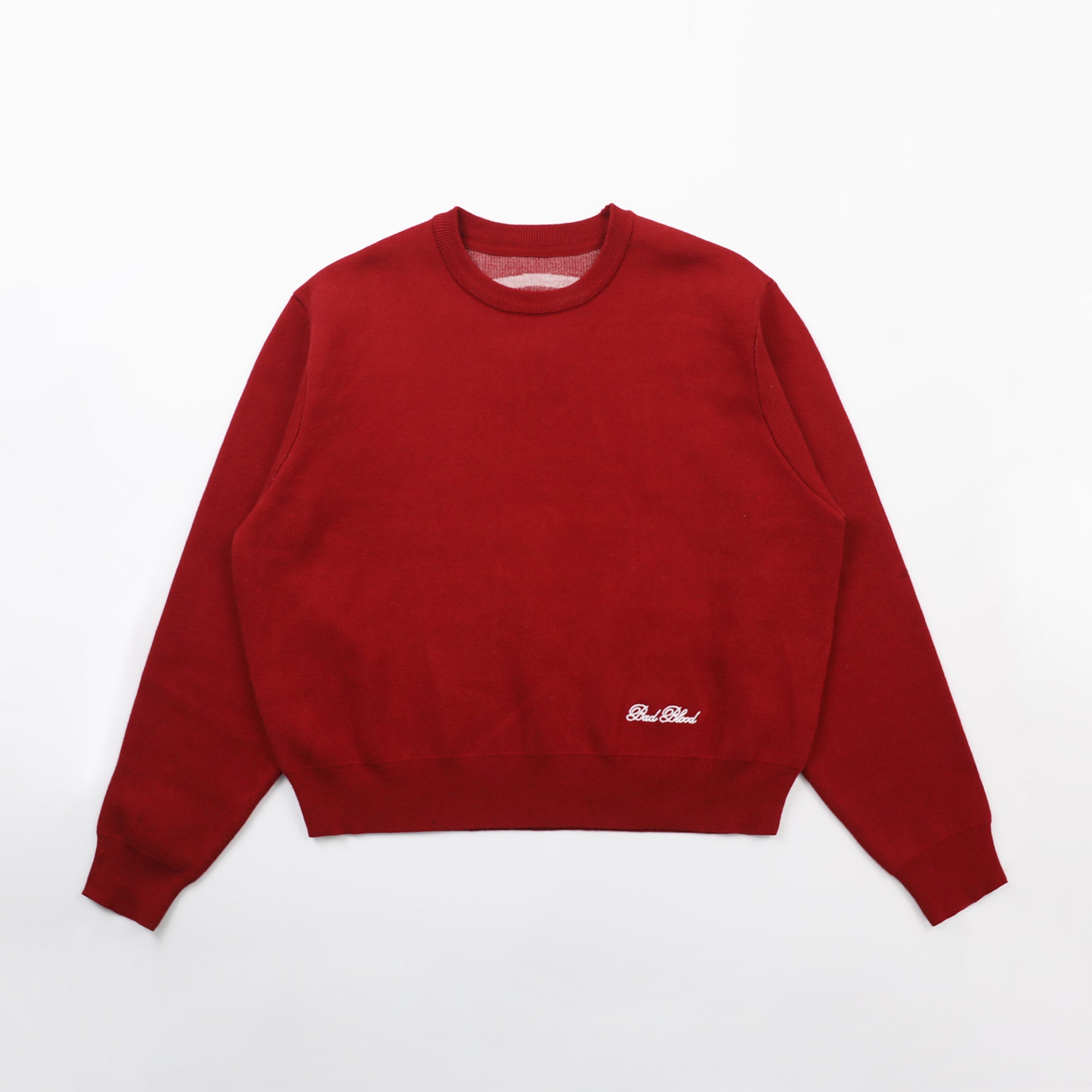 Badblood Classic Big Logo Crewneck Sweater - Red