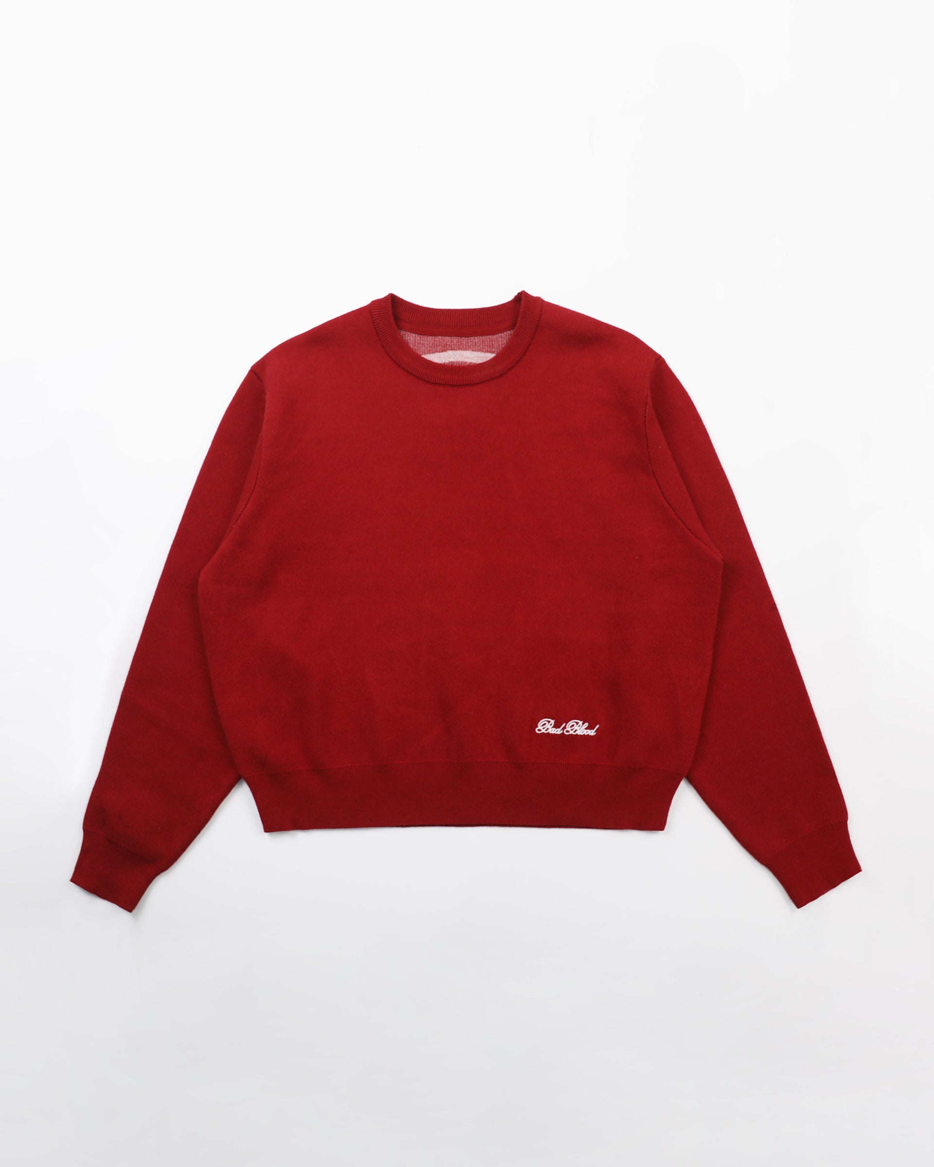 Badblood Classic Big Logo Crewneck Sweater - Red