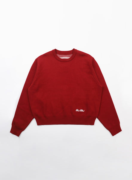 [男女共用] BADBLOOD★Classic LOGO Sweatshirt★[韓国人気] BADBLOOD] CLASSIC LOGO POLO SWEATSHIRTS IN NAVY 正規品 韓国