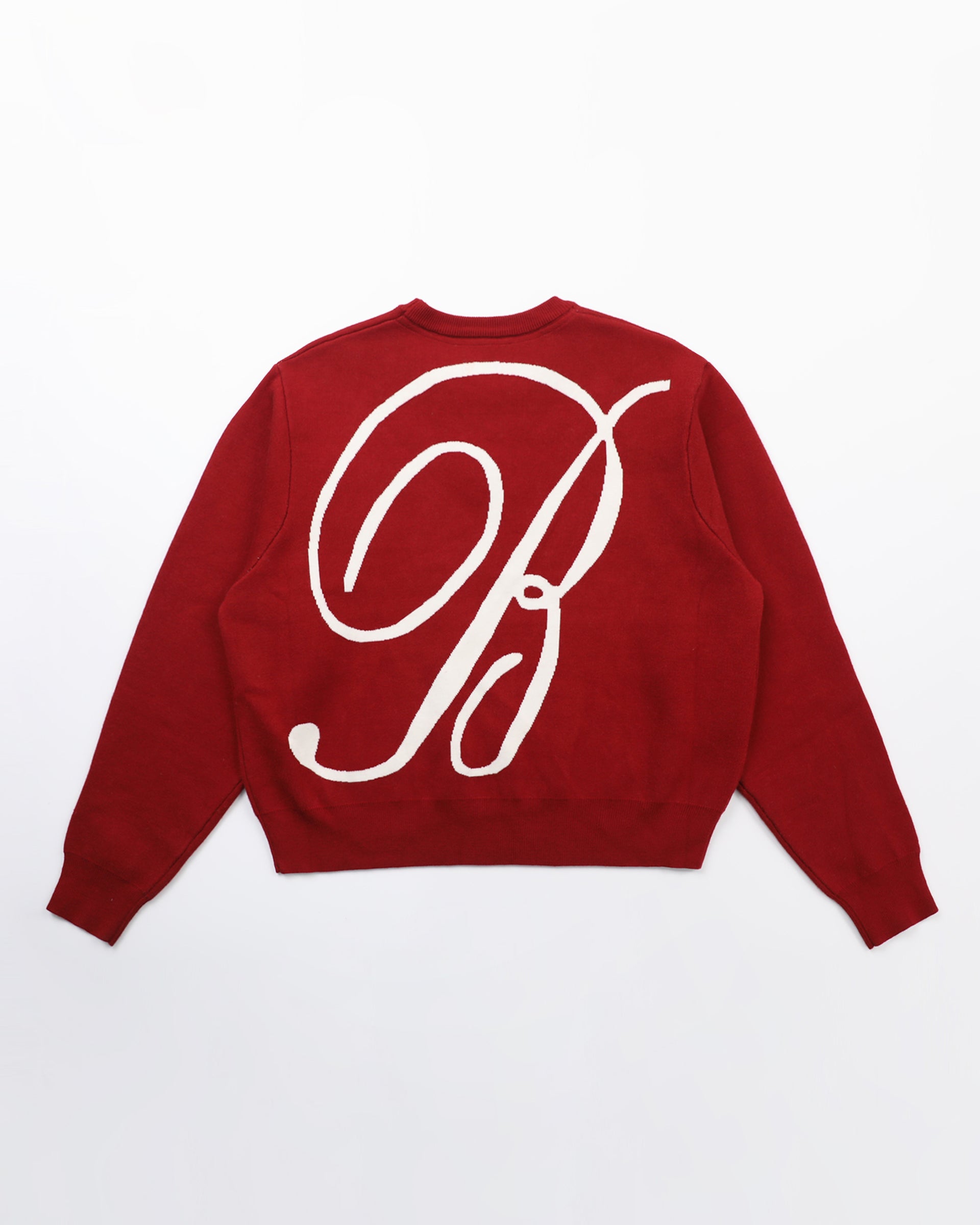 Badblood Classic Big Logo Crewneck Sweater - Red