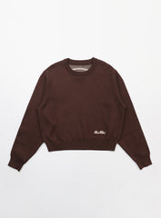 Badblood Classic Big Logo Crewneck Sweater - Brown