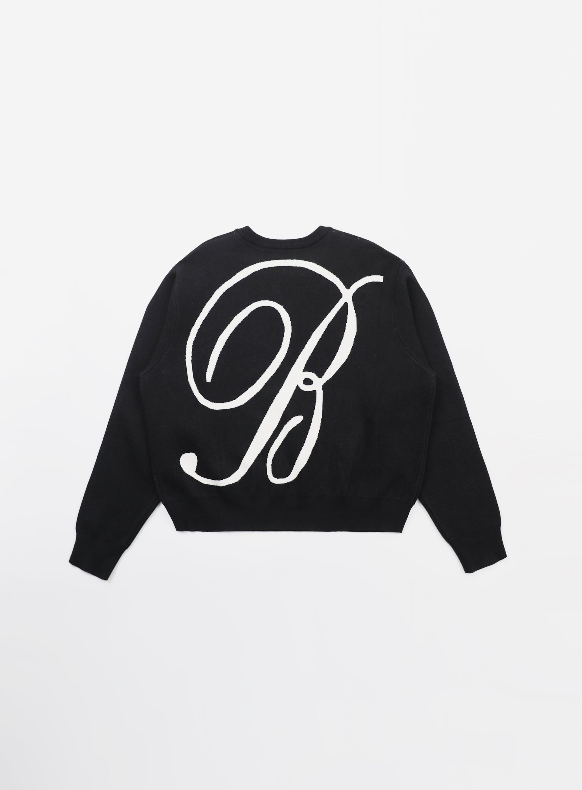 Badblood Classic Big Logo Crewneck Sweater - Black