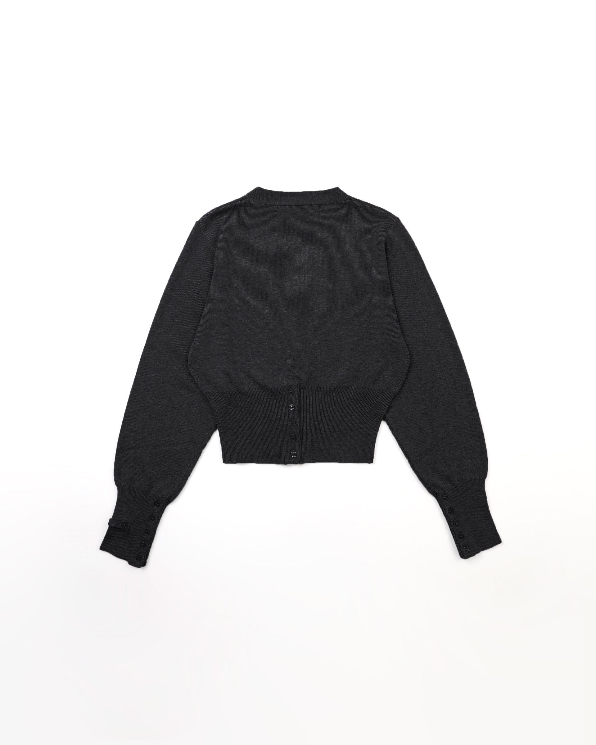 Badblood The Pure V-Neck Cardigan - Black