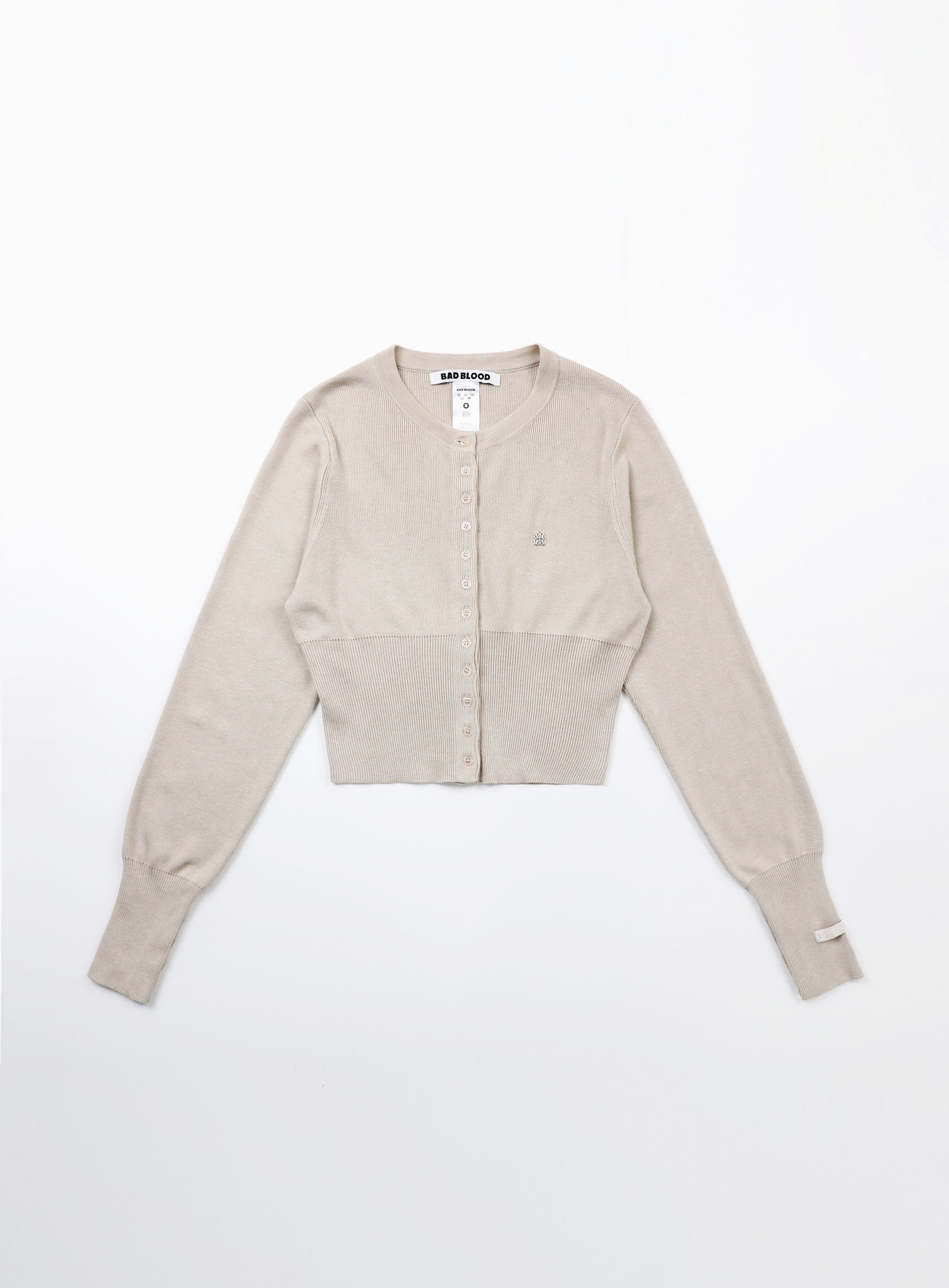 Badblood The Pure Round Cardigan – Beige