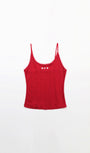 Badblood Classic Logo Pointel Cami Tank - Red