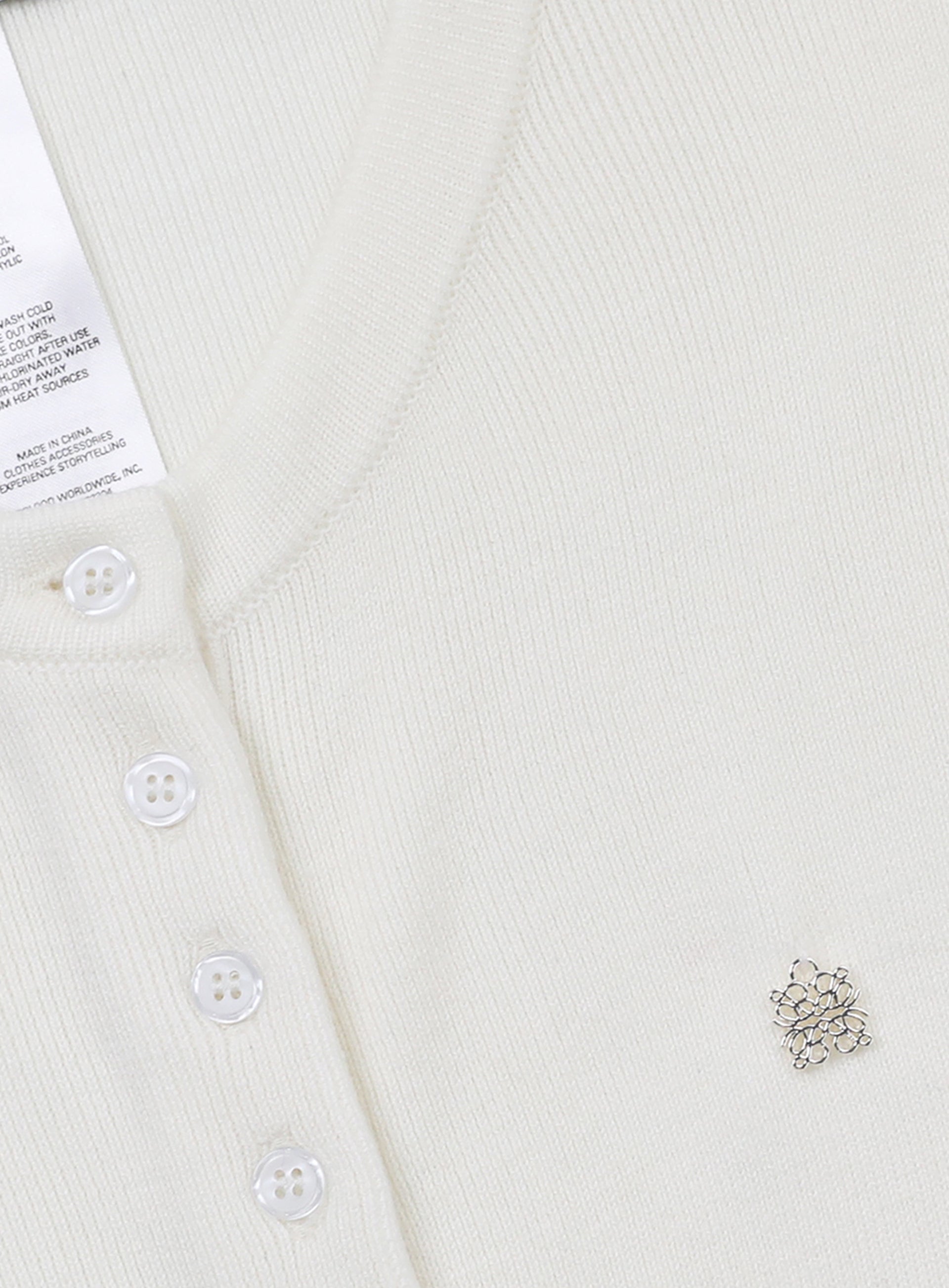 Badblood The Pure Round Cardigan - White