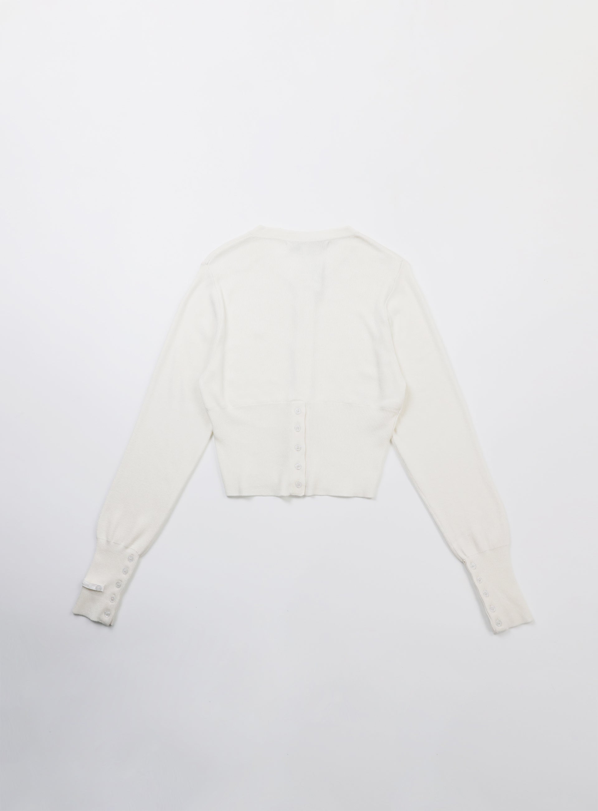 Badblood The Pure Round Cardigan - White