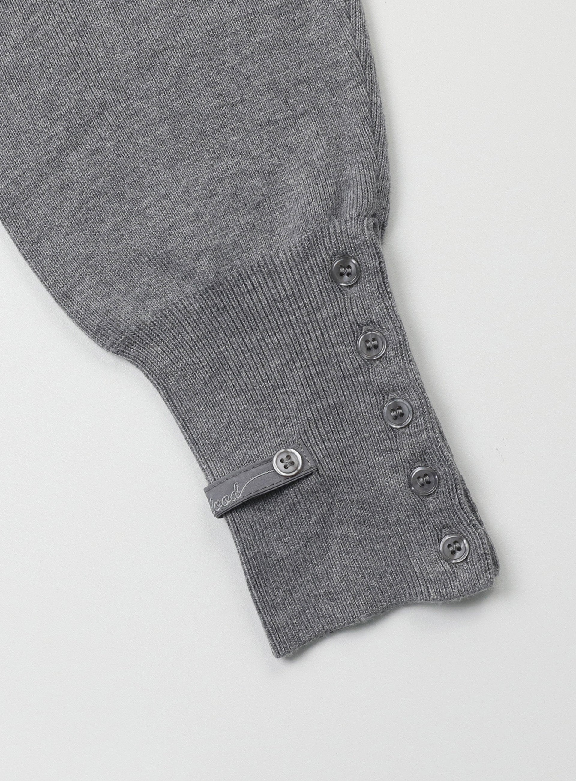 Badblood  The Pure V-neck Cardigan – Gray