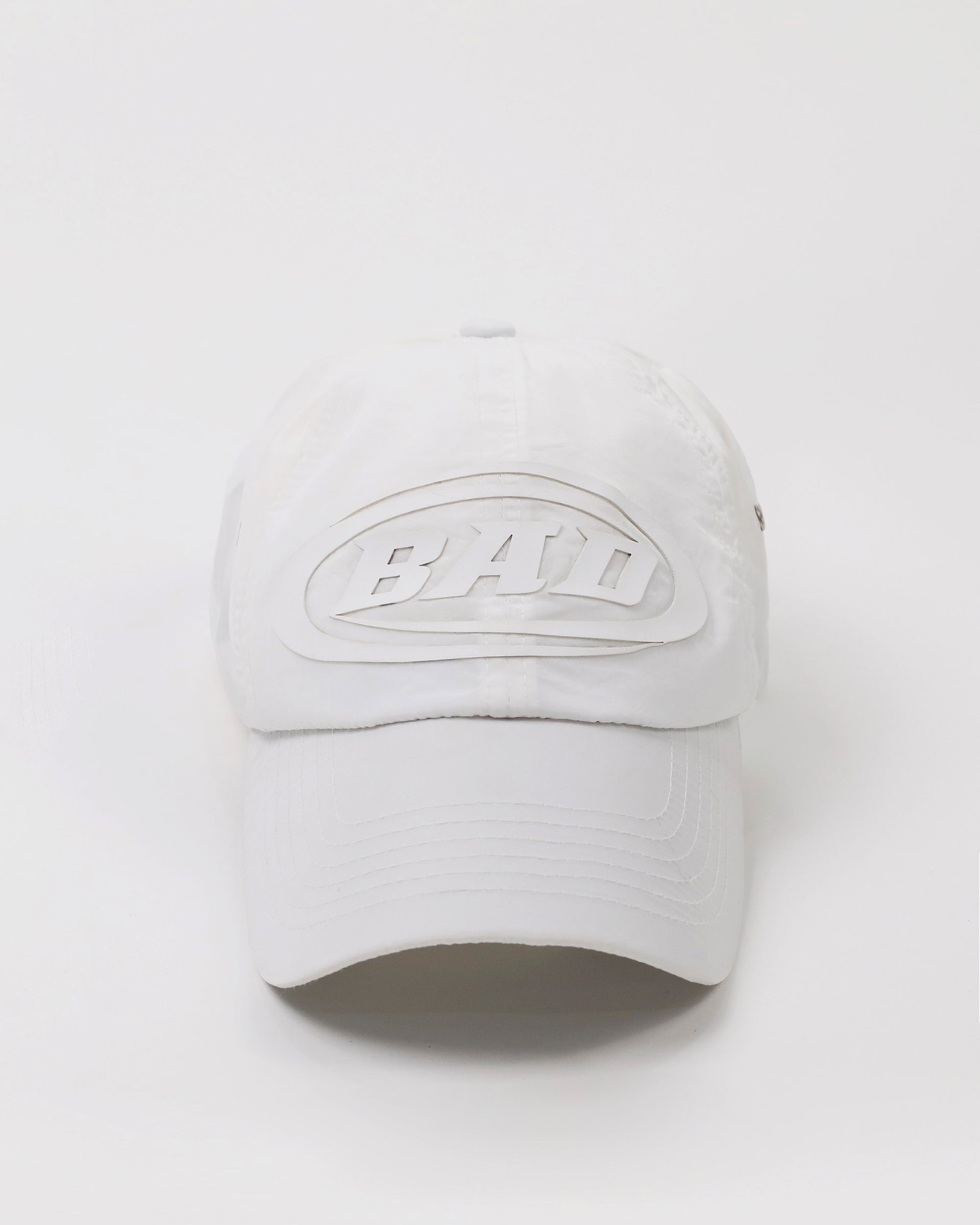Badblood Speed Logo Nylon Ball Cap - White