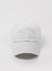 Badblood Speed Logo Nylon Ball Cap - White