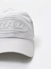 【BADBLOOD】 Speed Logo Nylon Ball Cap - White Badblood Speed Logo Nylon Ball Cap - White – BBGSHOPHK