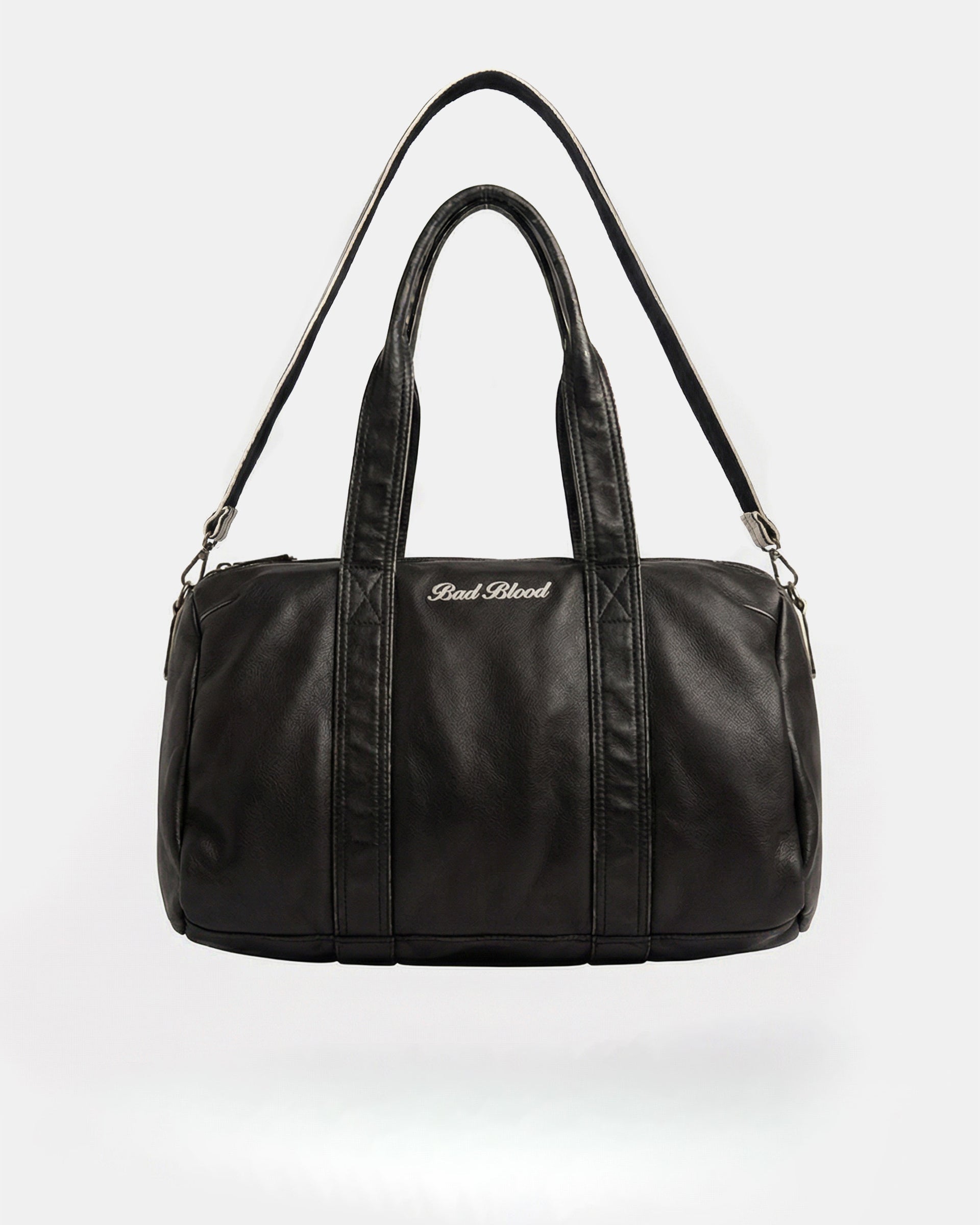 Badblood Billy Old Effect 2 Way Large Duffel Bag - Khaki Black