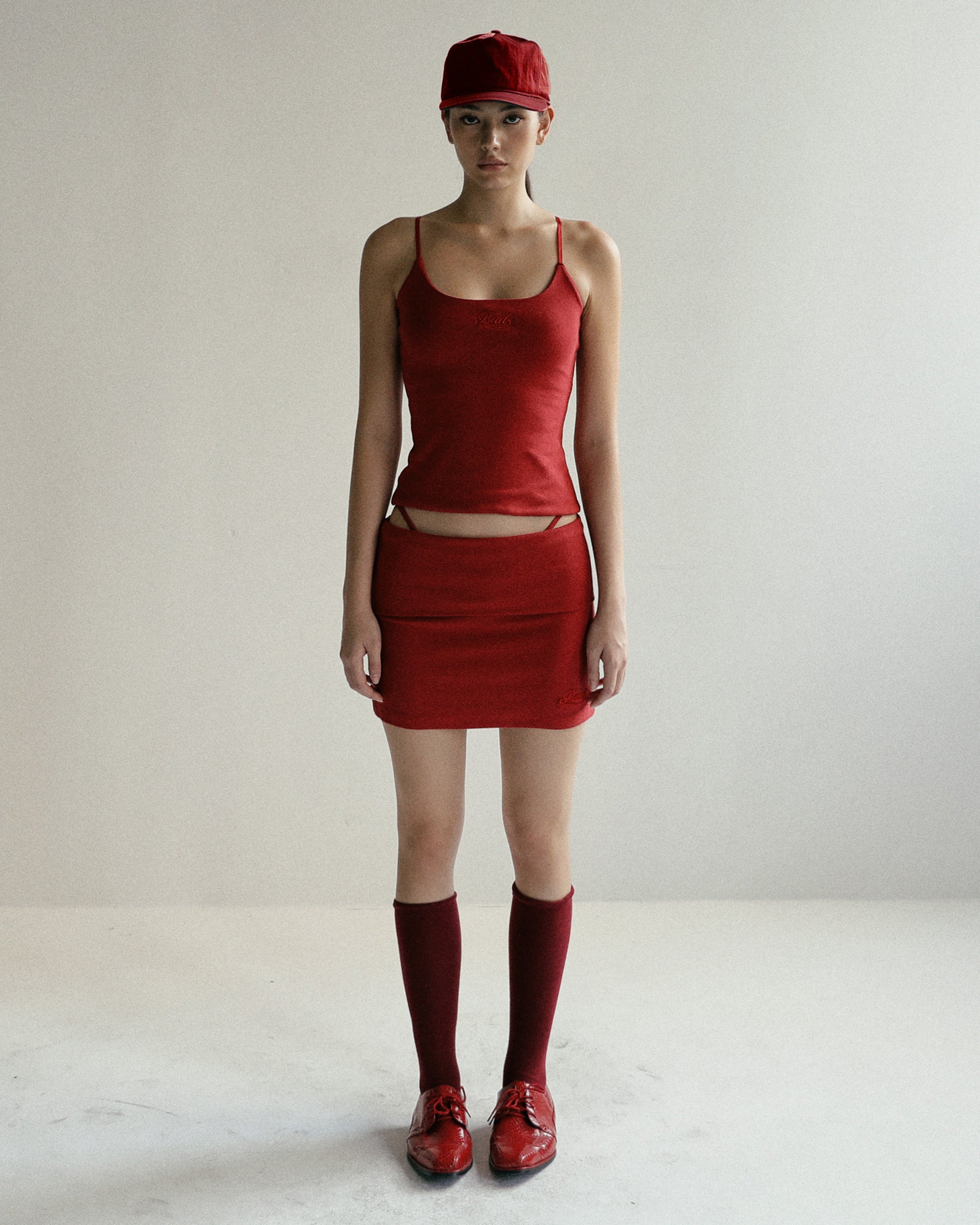 Badblood Beyond Soft Cami Tank - Carmine