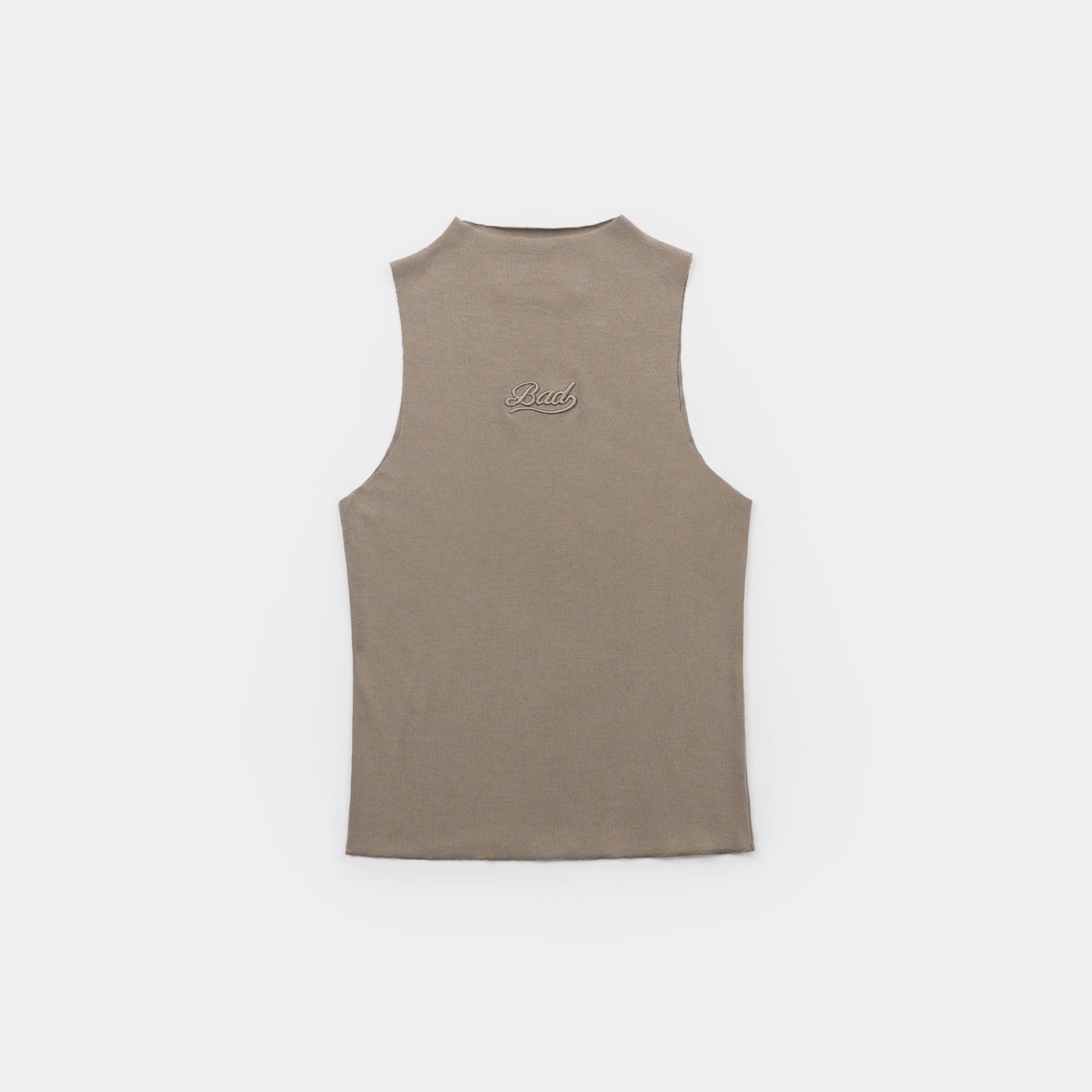Badblood Beyond Soft Mockneck Tank Tobacco