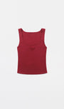 Badblood Beyond Soft Square Neck Tank - Carmine
