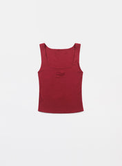 Badblood Beyond Soft Square Neck Tank - Carmine