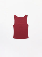 Badblood Beyond Soft Square Neck Tank - Carmine