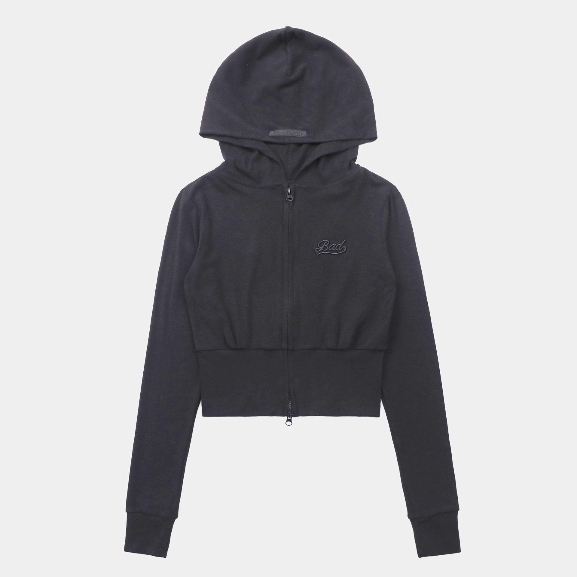 Badblood  Beyond Soft Hood Zip-Up Slim Fit - Charcoal
