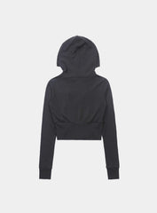 Badblood  Beyond Soft Hood Zip-Up Slim Fit - Charcoal