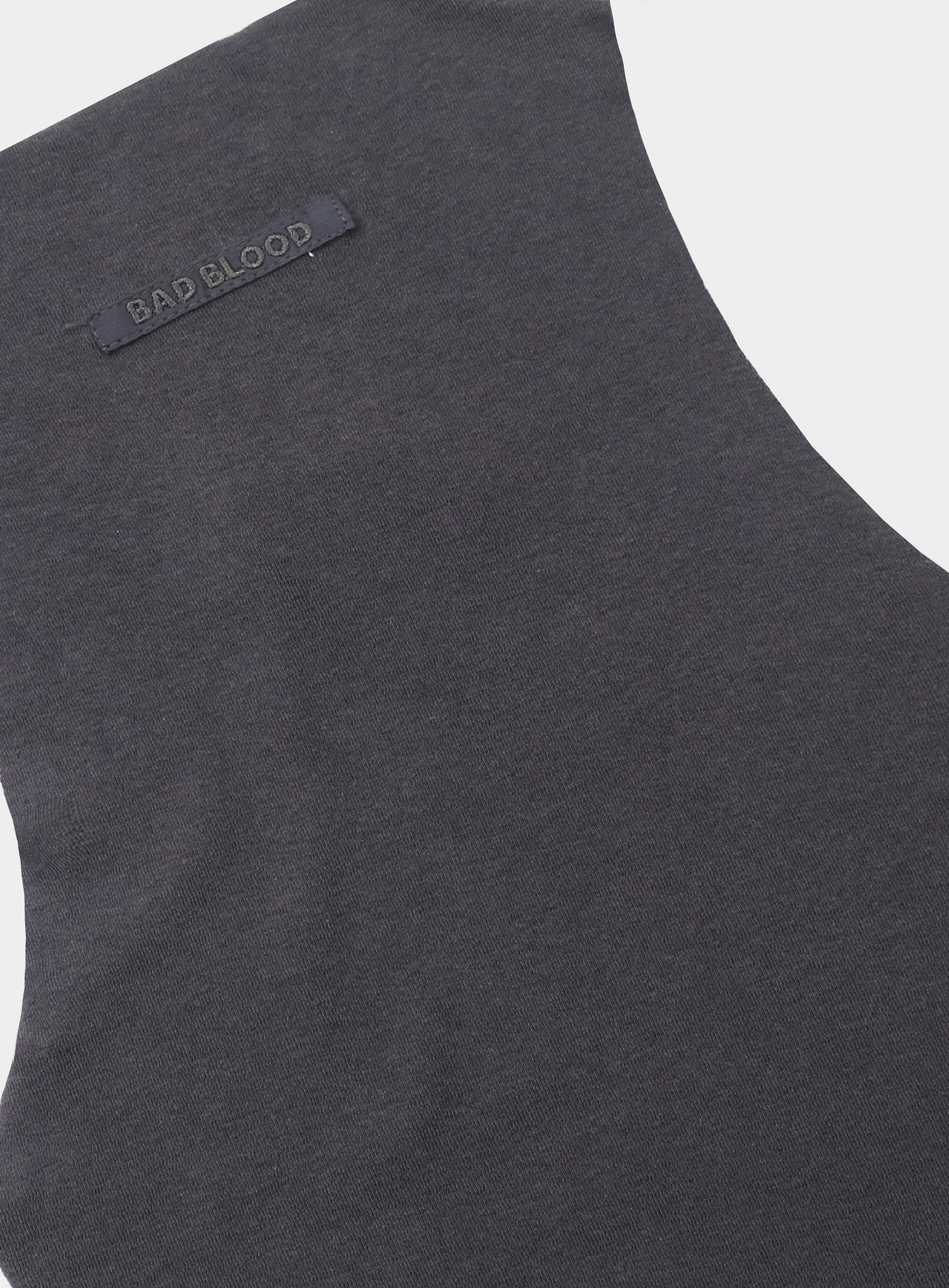 Badblood Beyond Soft Mockneck Tank Charcoal