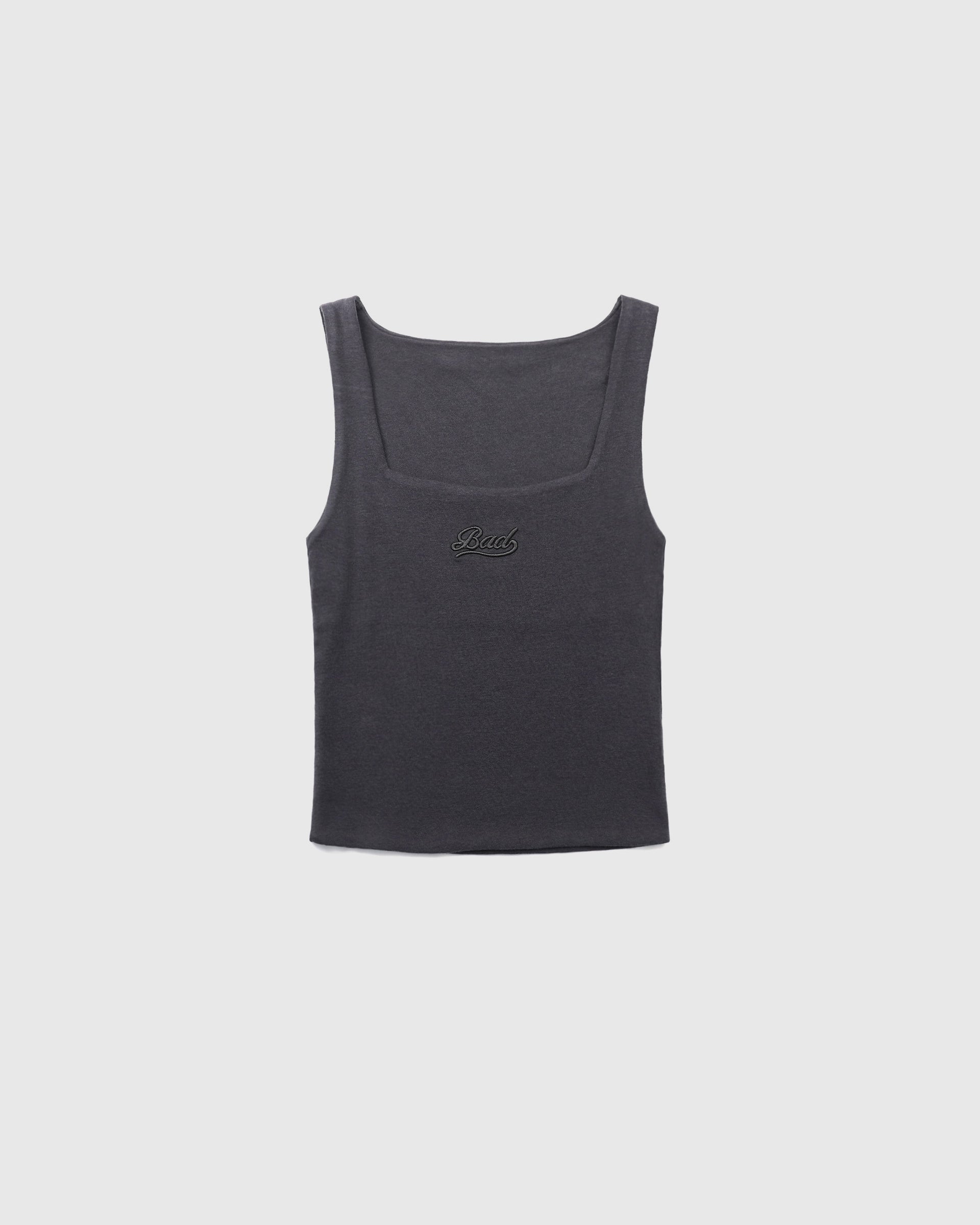 Badblood Beyond Soft Square Neck Tank - Charcoal