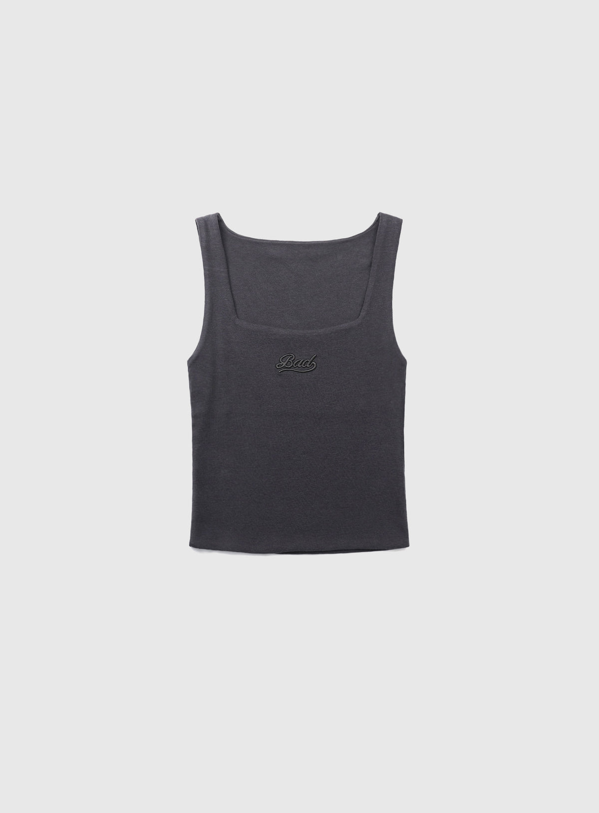 Badblood Beyond Soft Square Neck Tank - Charcoal