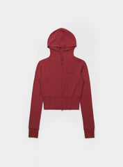 Badblood Beyond Soft Hood Zip-Up Slim Fit - Carmine