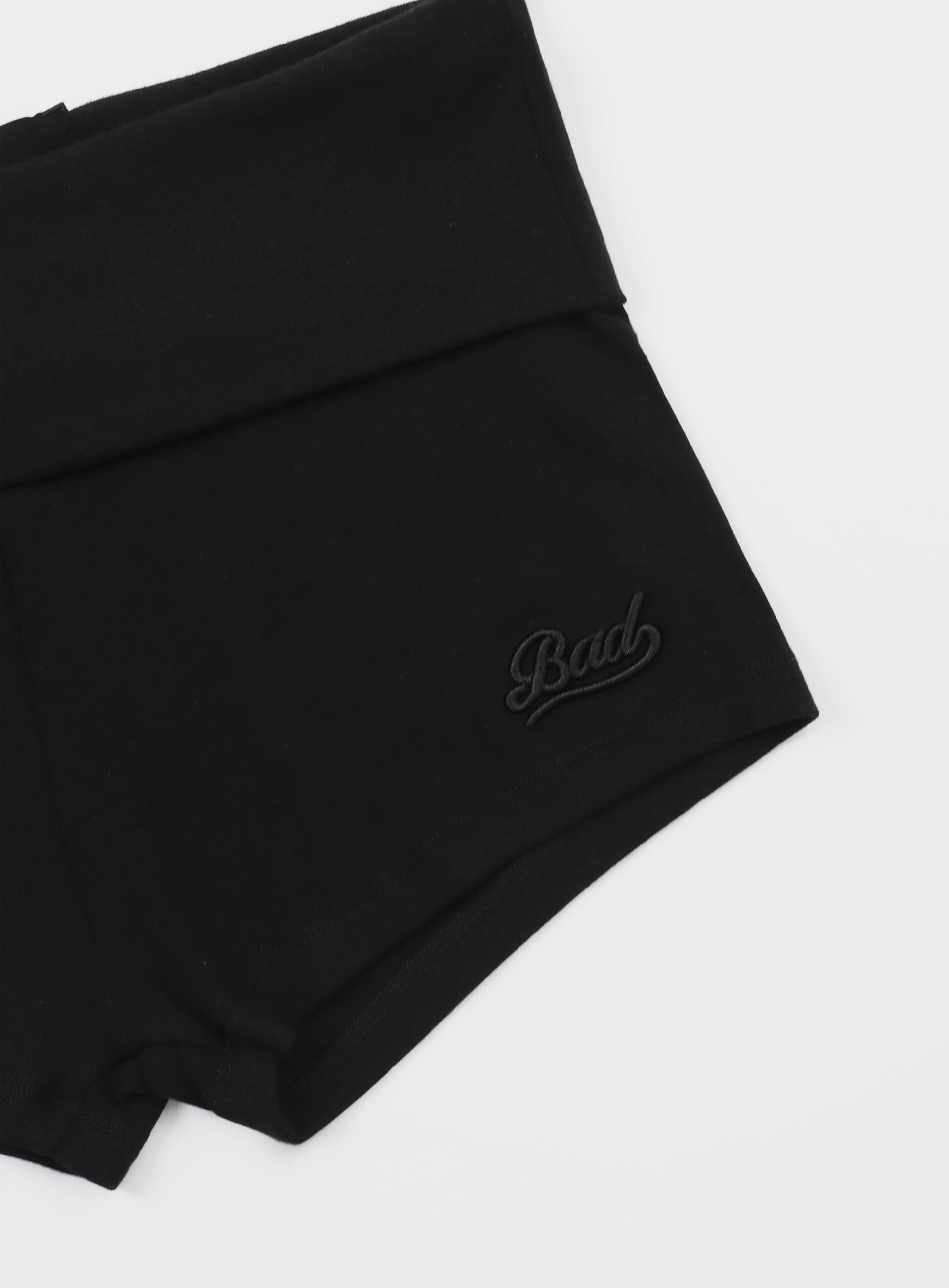 Badblood Beyond Soft Fold Over Shorts - Black