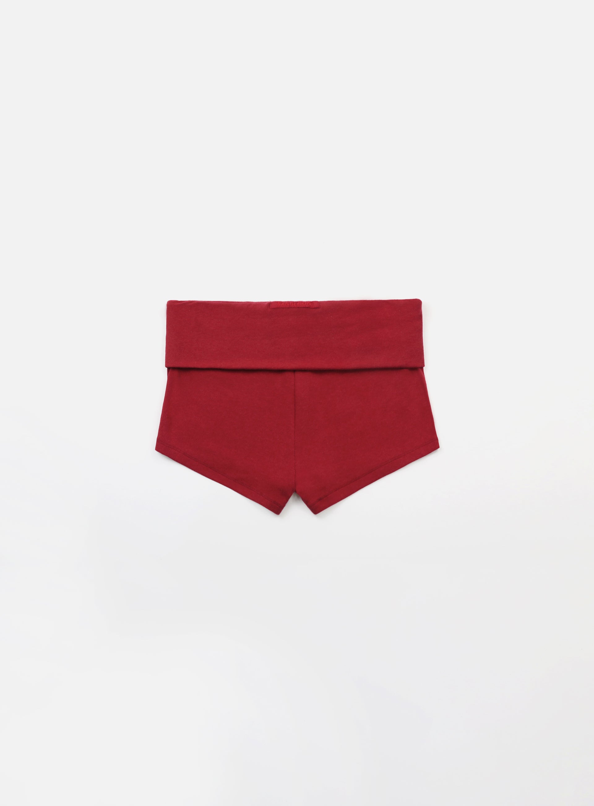 Badblood  Beyond Soft Fold Over Shorts - Carmine