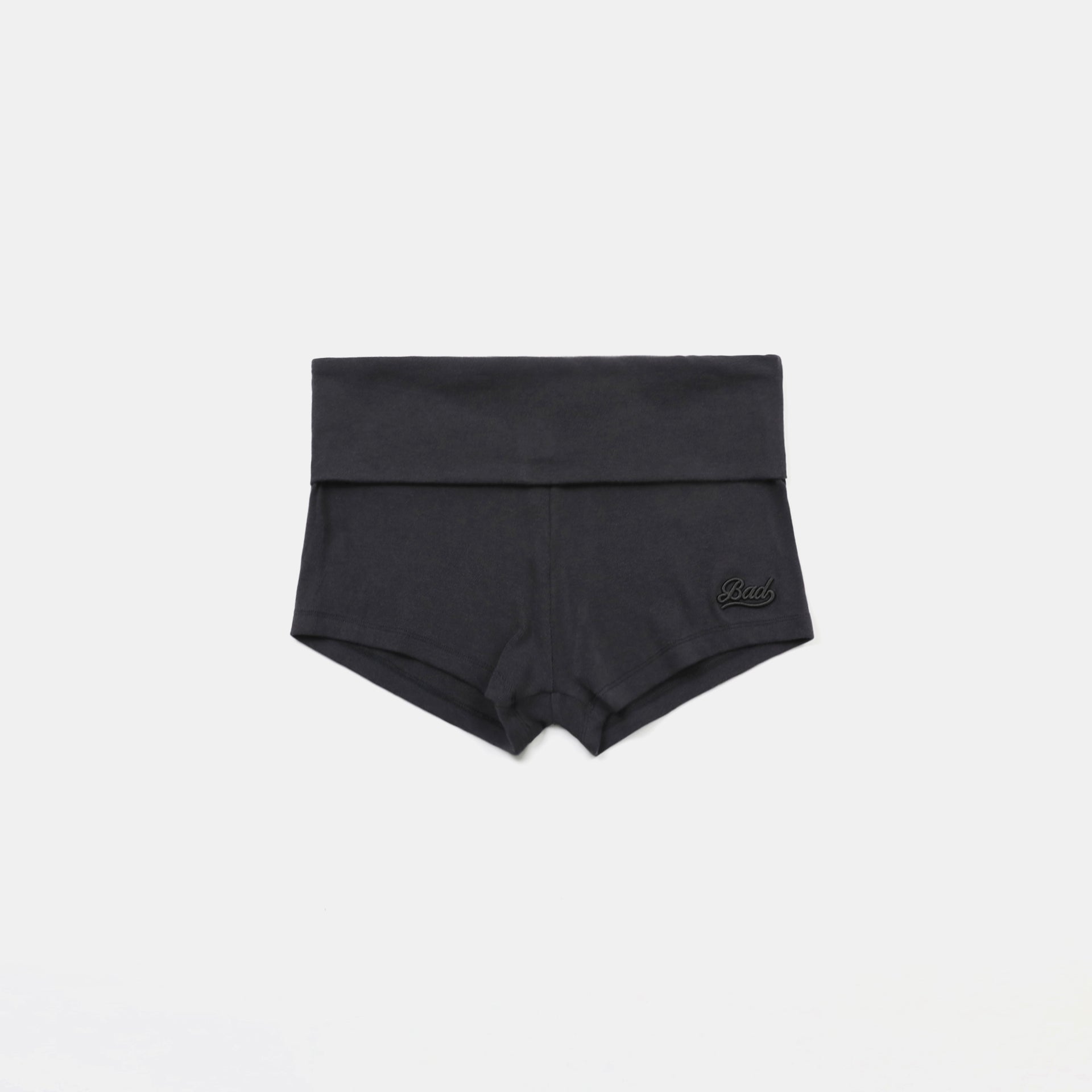 Badblood Beyond Soft Fold Over Shorts - Charcoal