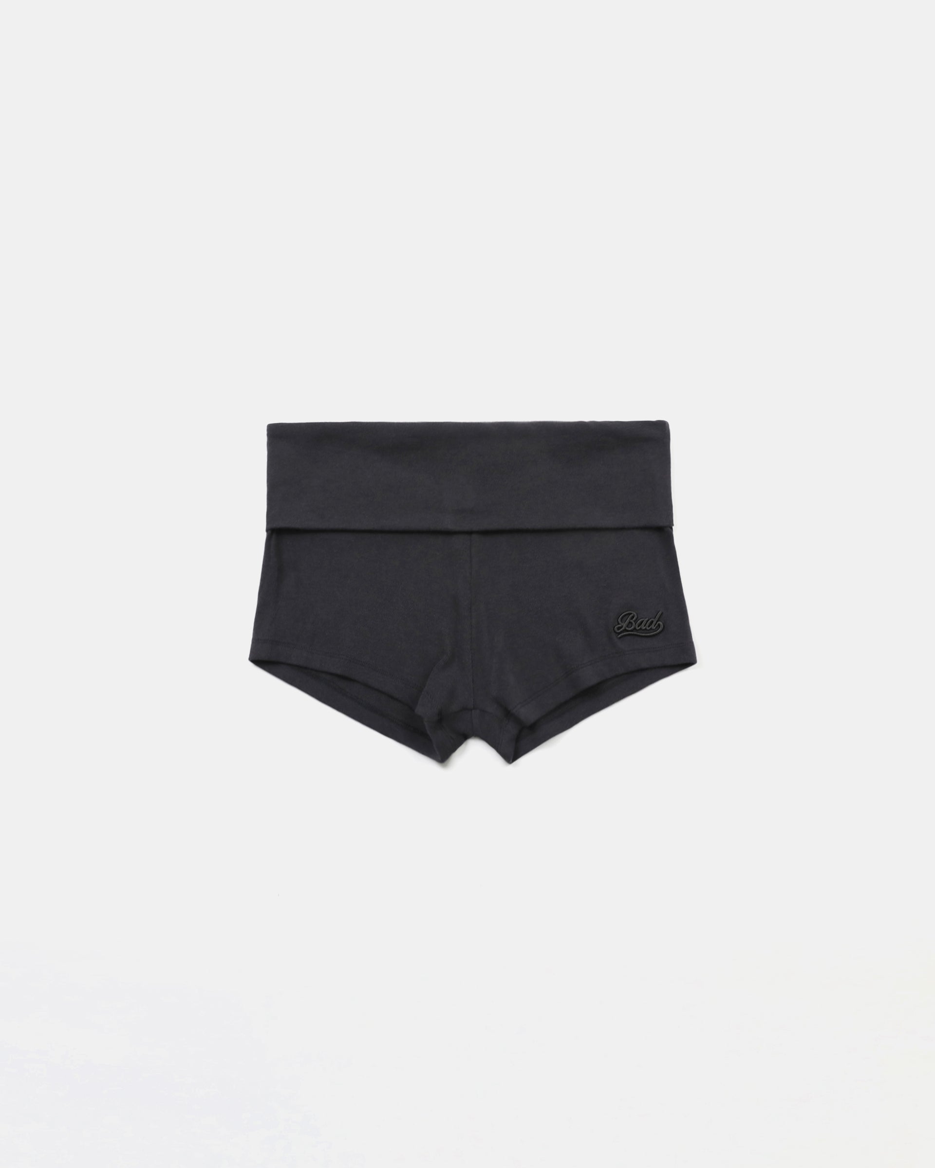 Badblood Beyond Soft Fold Over Shorts - Charcoal