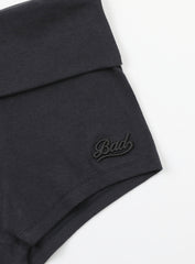 Badblood Beyond Soft Fold Over Shorts - Charcoal