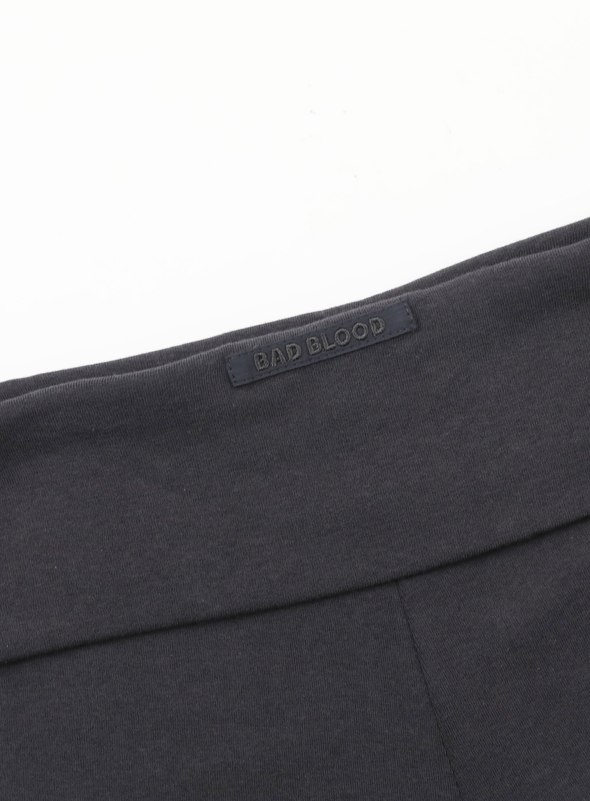 Badblood Beyond Soft Fold Over Shorts - Charcoal