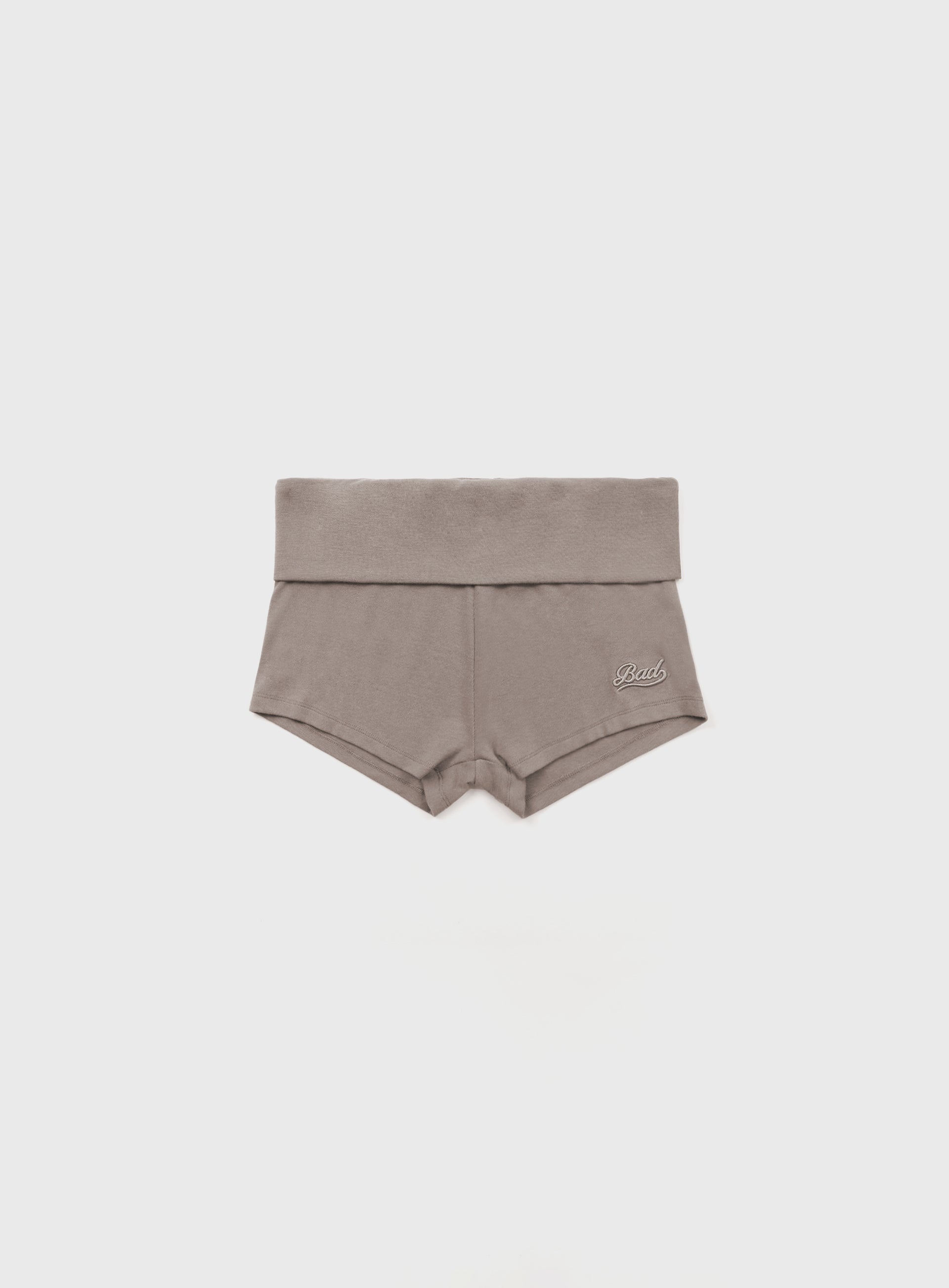 Badblood Beyond Soft Fold Over Shorts - Tobacco