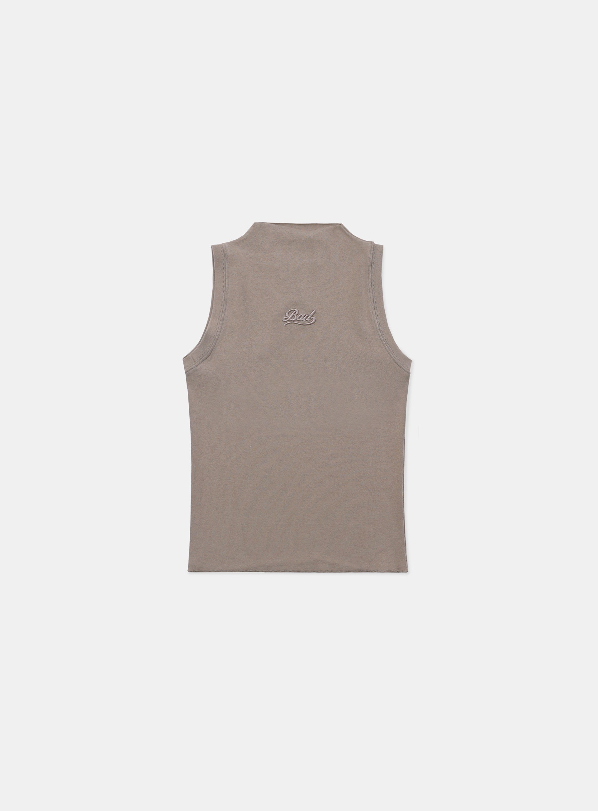 Badblood Beyond Soft Mockneck Tank Tobacco