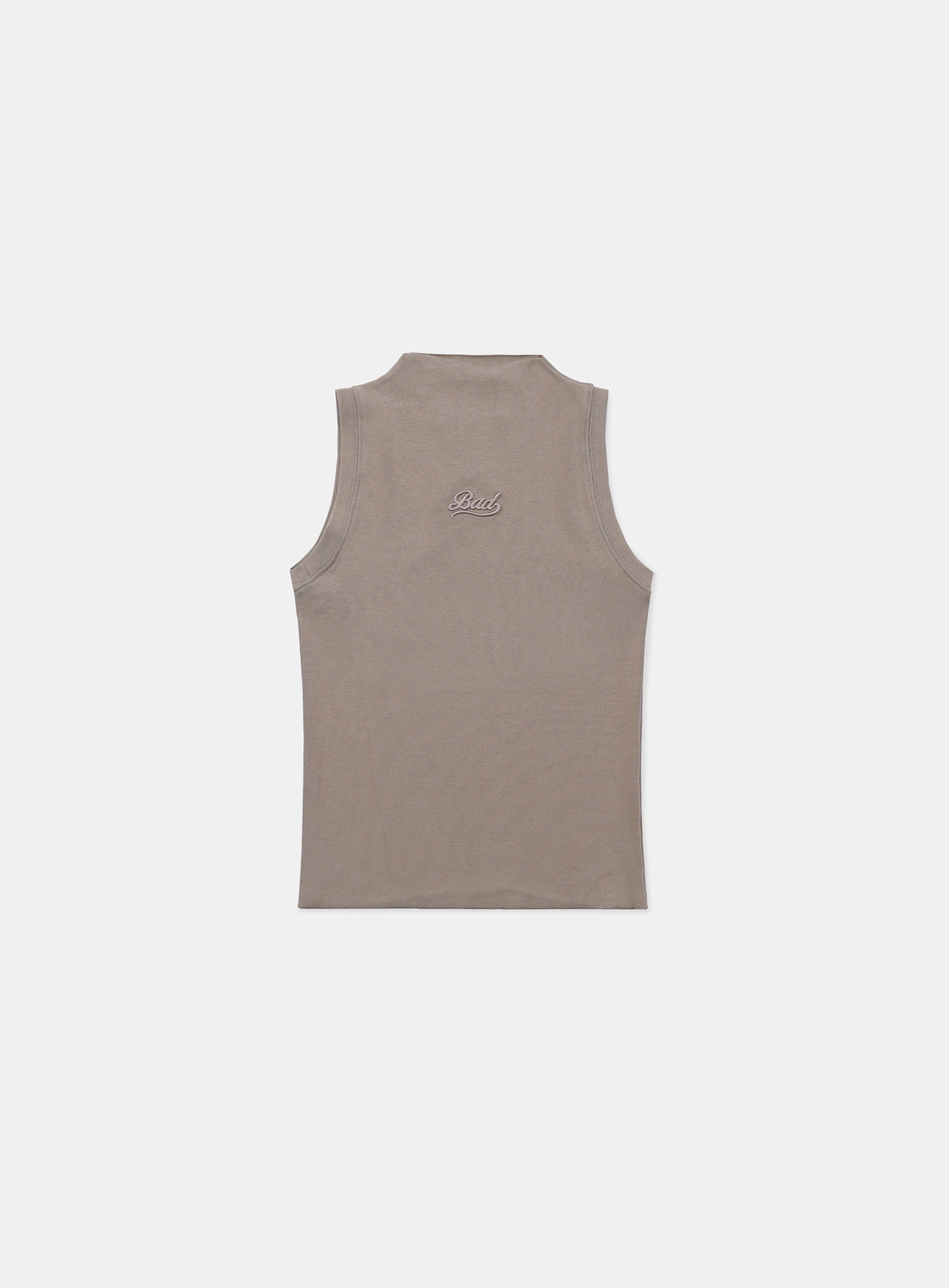 Badblood Beyond Soft Mockneck Tank Tobacco